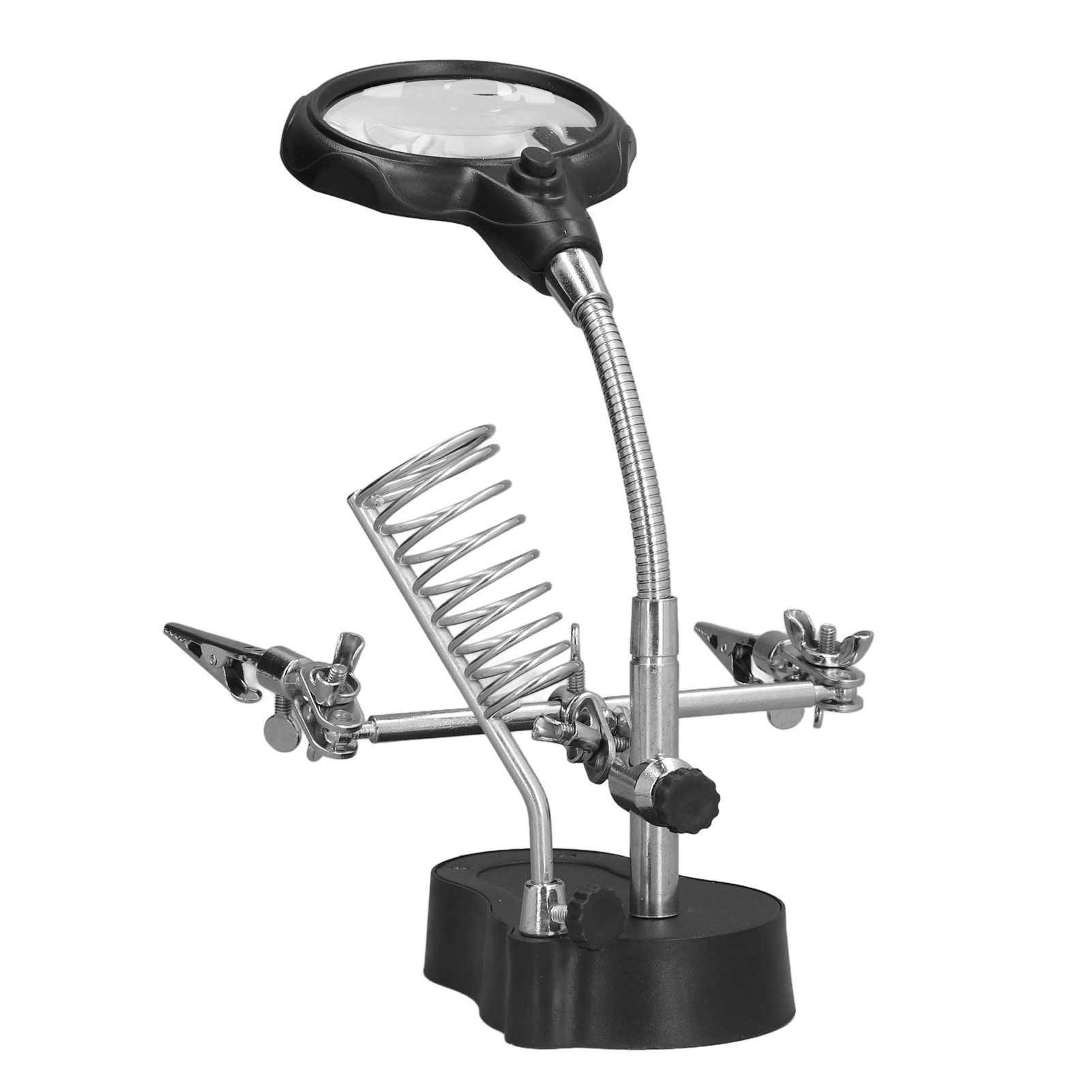 Soldering Station Magnifier Auxiliary Clip Stand Desktop Magnifying Glasses for Small Items Miniatures Projects - Image 5