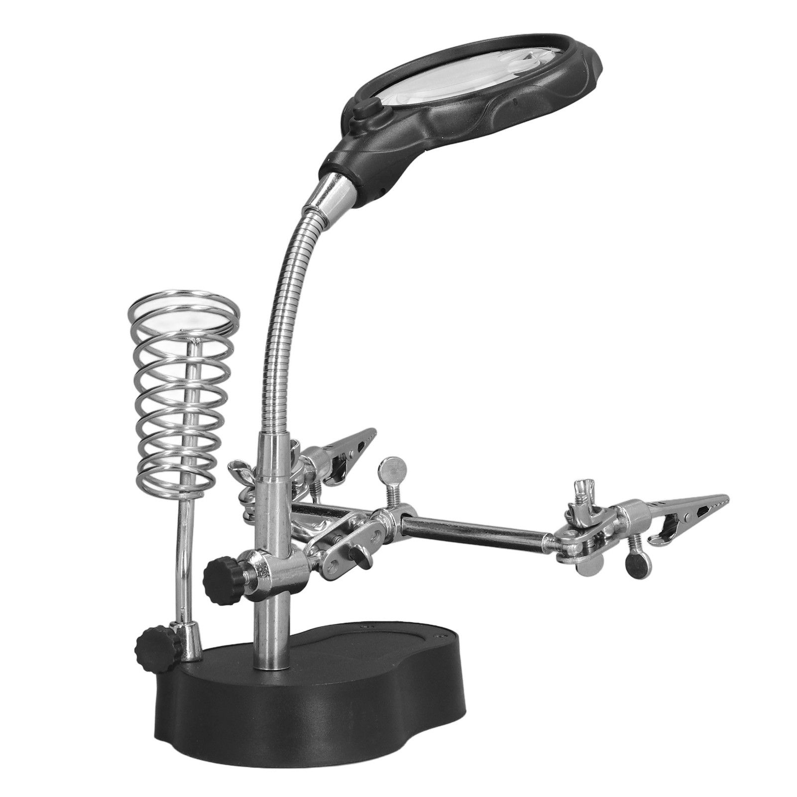 Soldering Station Magnifier Auxiliary Clip Stand Desktop Magnifying Glasses for Small Items Miniatures Projects - Image 7