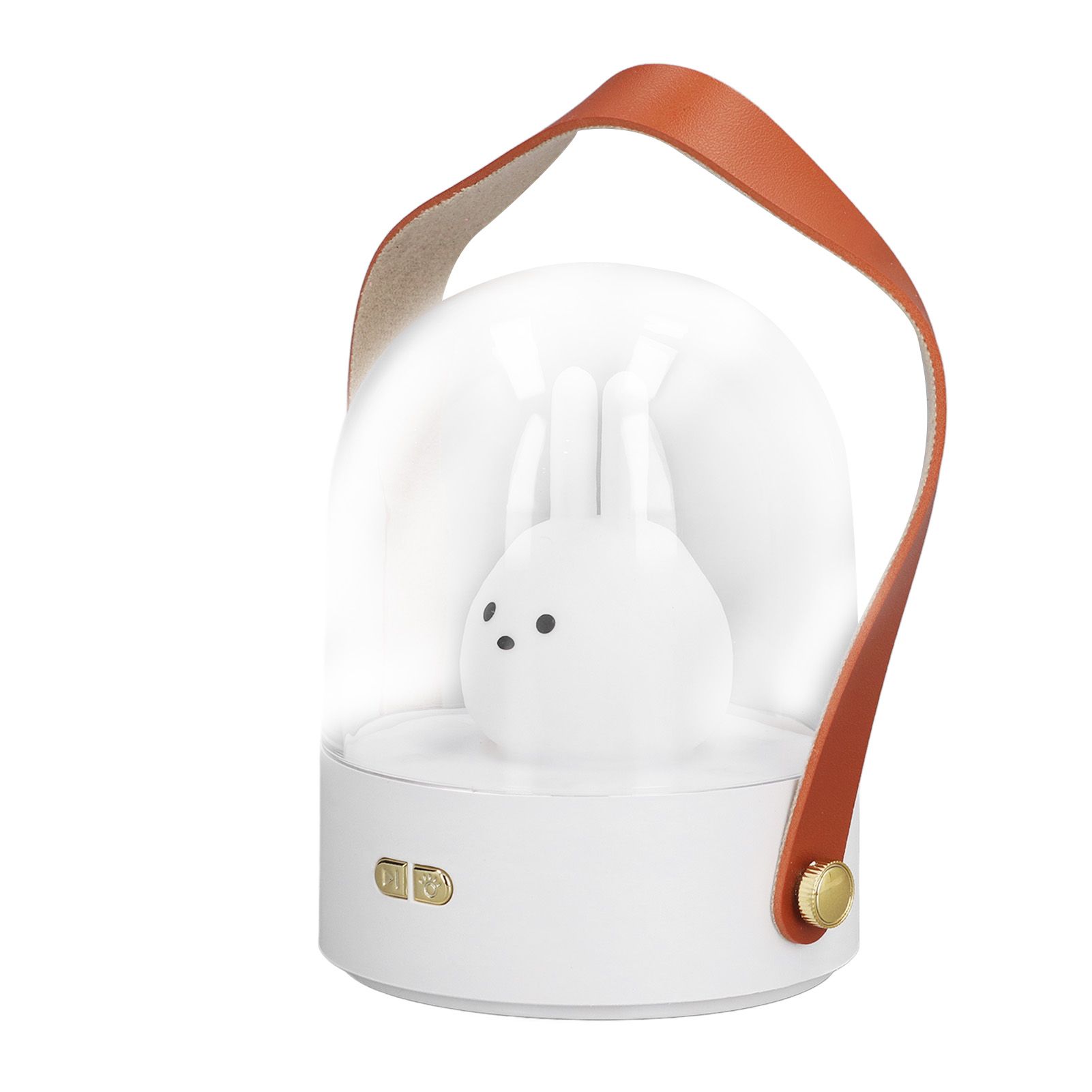 Portable Music Night Light Bedroom Desktop Cute Cartoon Lamp Three Levels Brightness Adjustment USB Rechargeable Lamp - Image 3