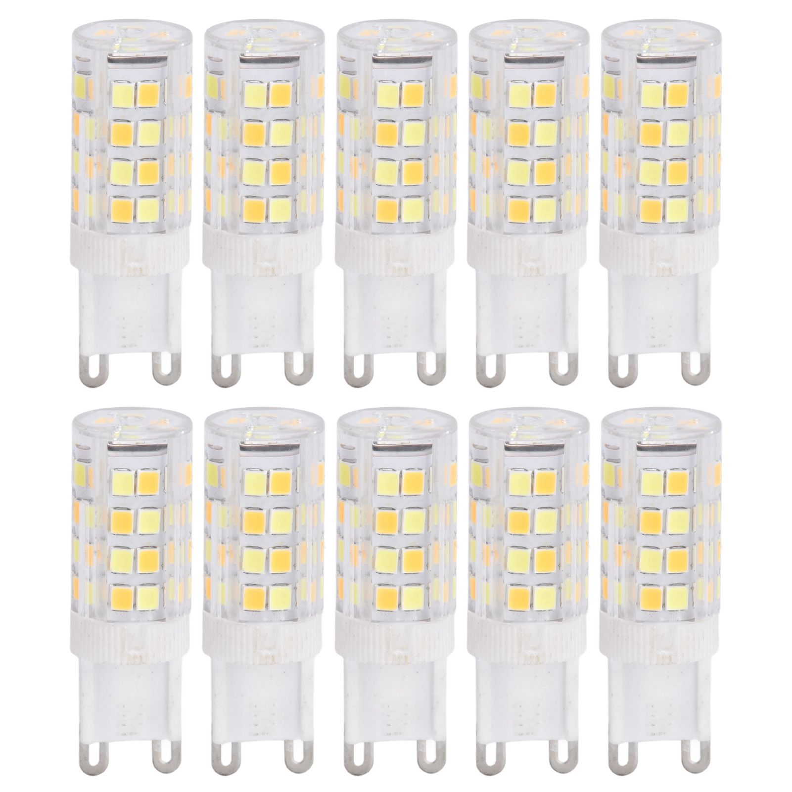 10PCS G9 220V LED Lamp Dimmable Ceramic LED Bulb Replace Halogen Lamp for ChandelierG9 5W 52LED - Image 1