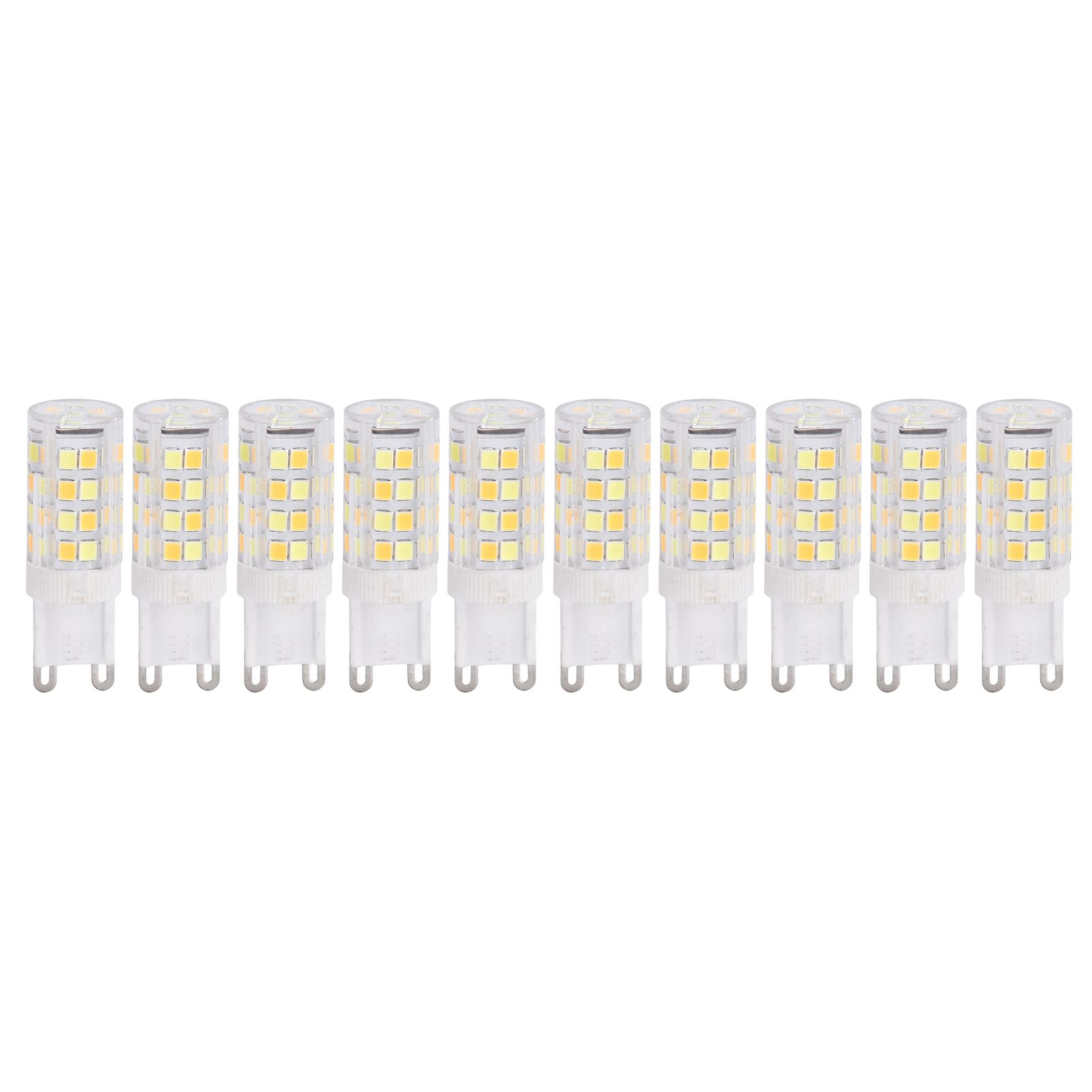 10PCS G9 220V LED Lamp Dimmable Ceramic LED Bulb Replace Halogen Lamp for ChandelierG9 5W 52LED - Image 3
