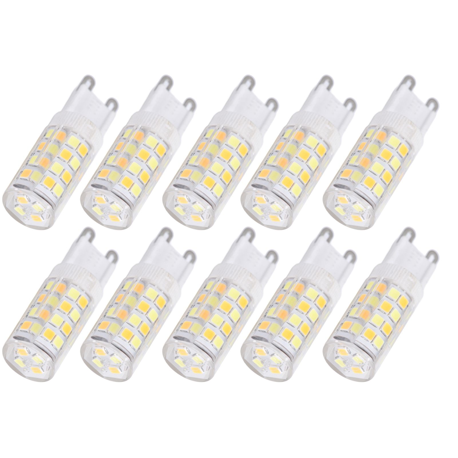 10PCS G9 220V LED Lamp Dimmable Ceramic LED Bulb Replace Halogen Lamp for ChandelierG9 5W 52LED - Image 6