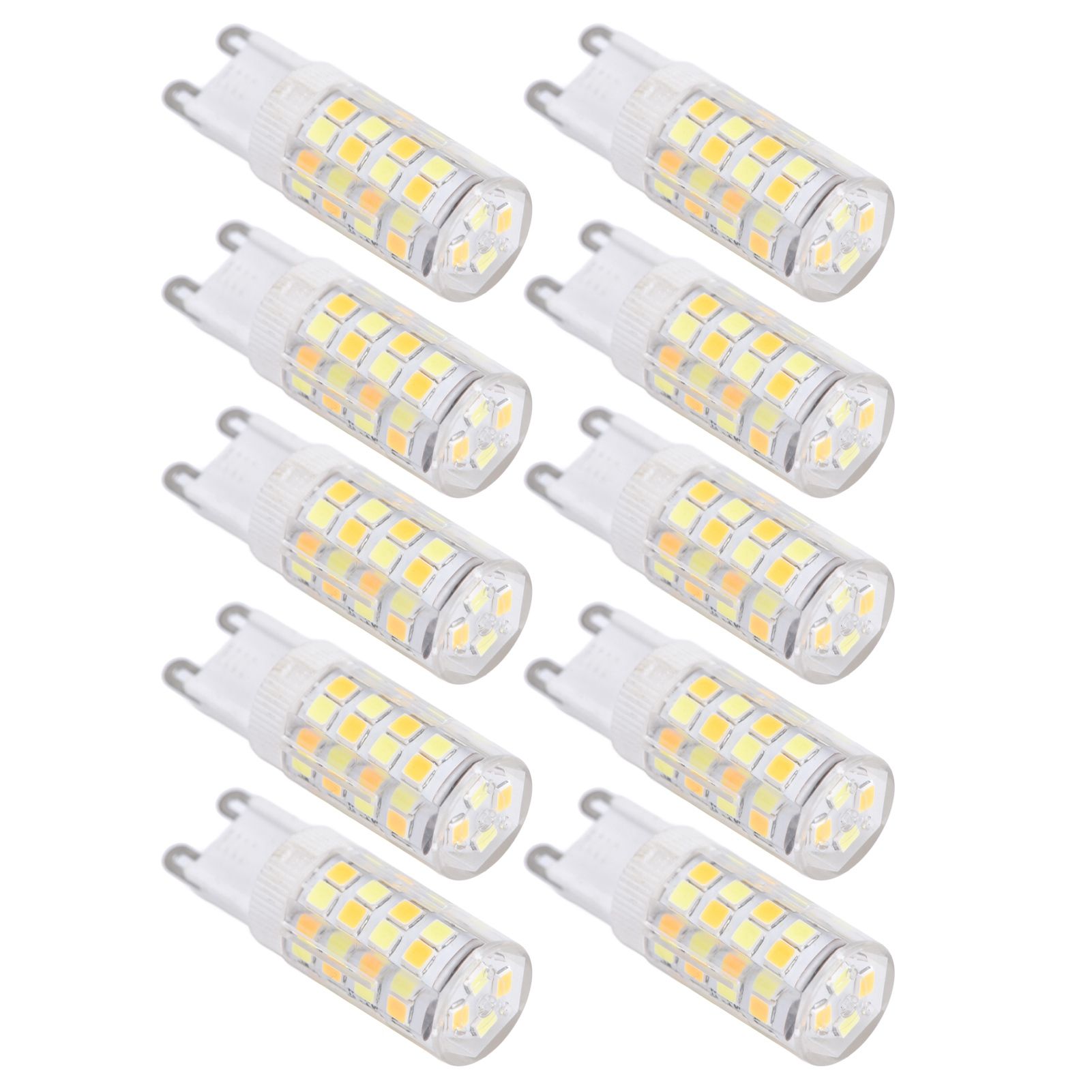 10PCS G9 220V LED Lamp Dimmable Ceramic LED Bulb Replace Halogen Lamp for ChandelierG9 5W 52LED - Image 7