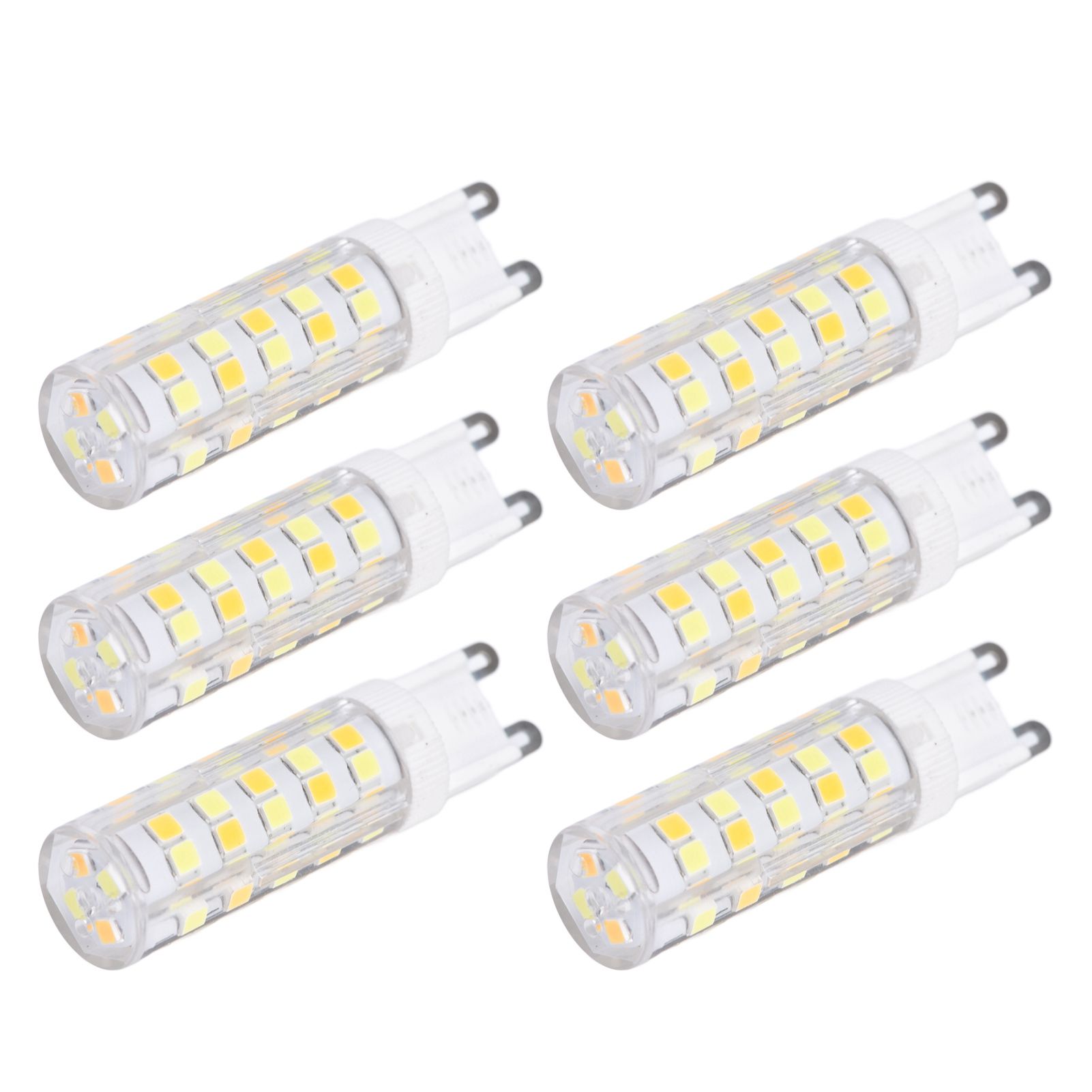 10PCS G9 220V LED Lamp Dimmable Ceramic LED Bulb Replace Halogen Lamp for ChandelierG9 7W 64LED - Image 4