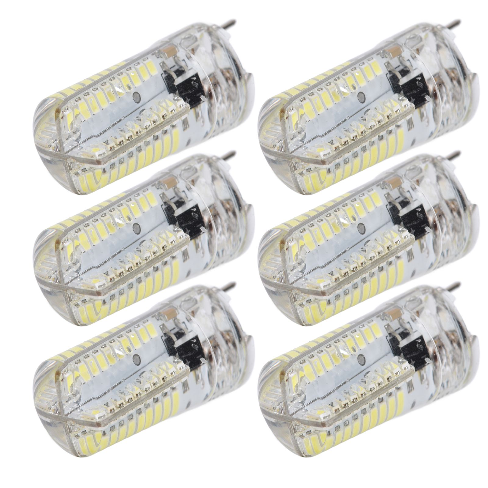 6Pcs G8 Small Bulbs 5W Small Bulb Light Source 80LED for CeilingLamp Wall Lamp Table Lamp 110VWarm Light - Image 3
