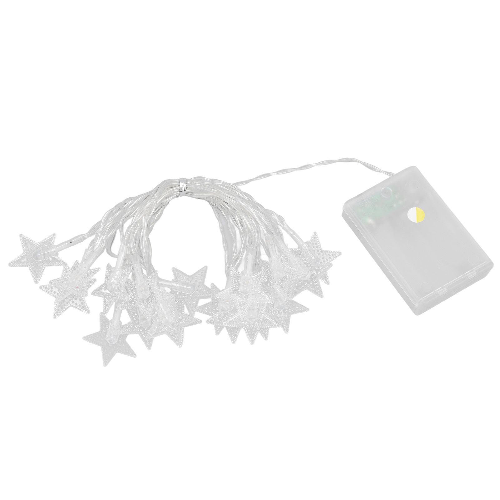 String Lights 20 LED Beads 3meters Indoor Decorative Light Star Shape Bulb Warm Light for Bed Room Living Room - Image 1