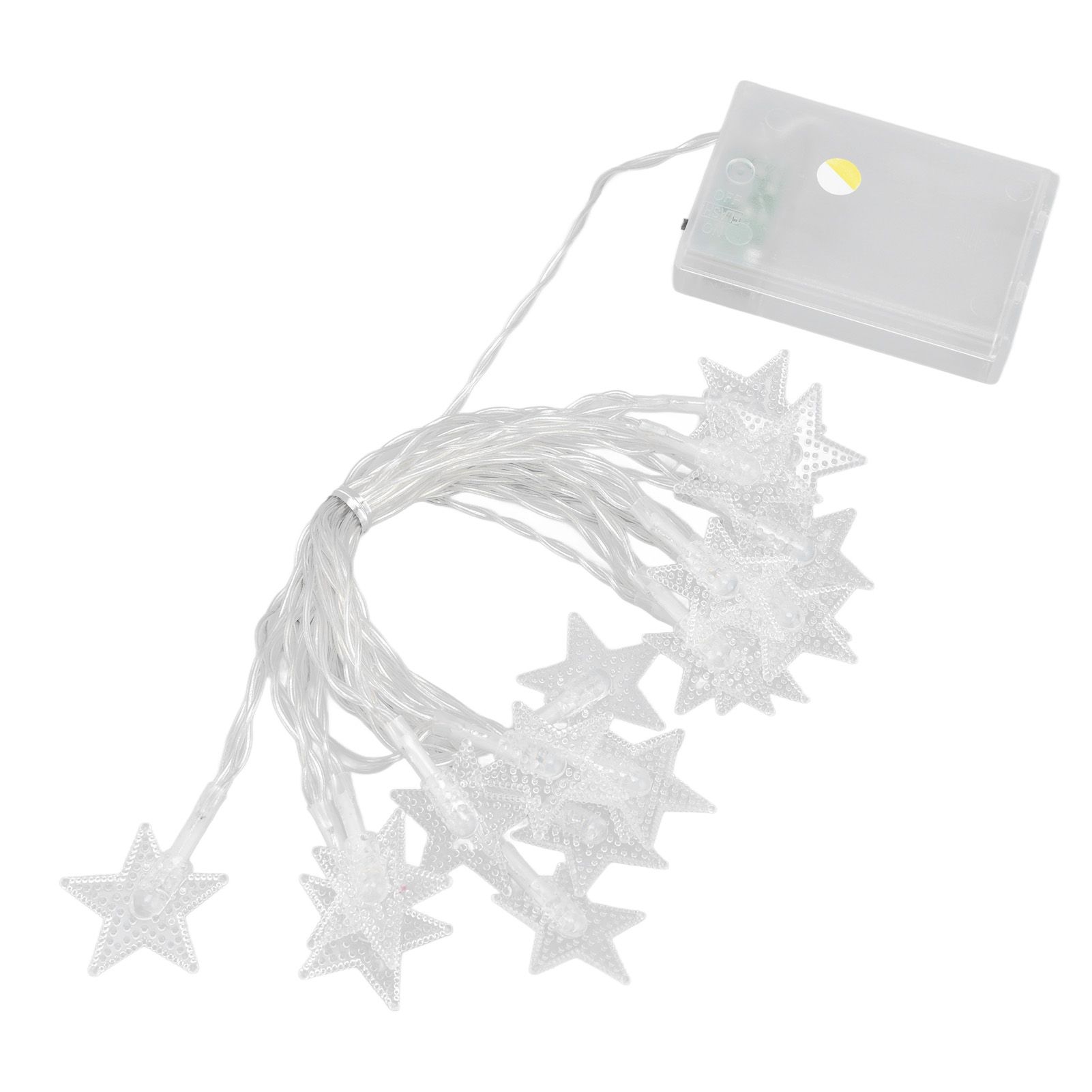 String Lights 20 LED Beads 3meters Indoor Decorative Light Star Shape Bulb Warm Light for Bed Room Living Room - Image 4
