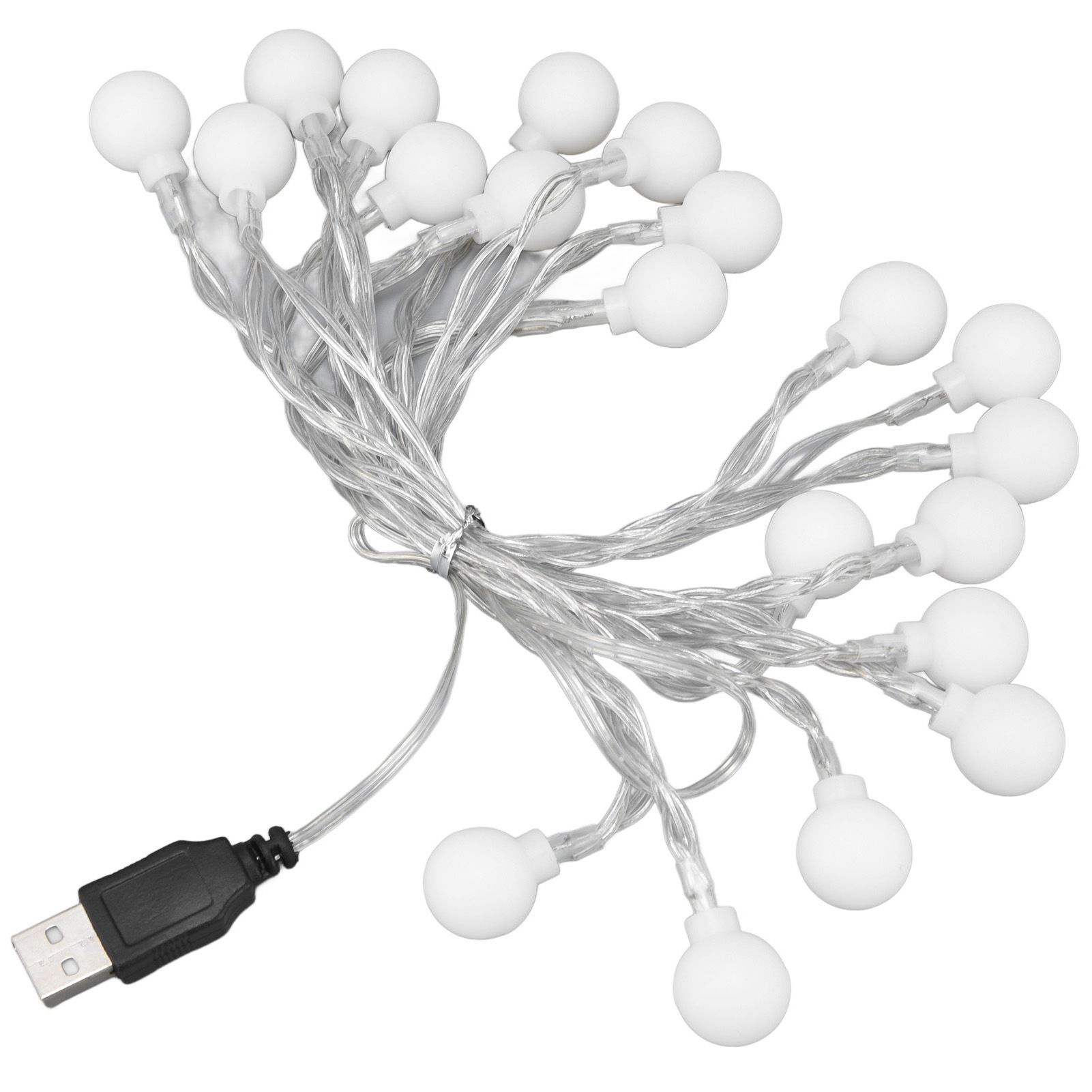 3 M 20LED String Lights LED Globe Outdoor Indoor String Lights for Girls Room Decoration Festive Birthday USB Power Supply - Image 8