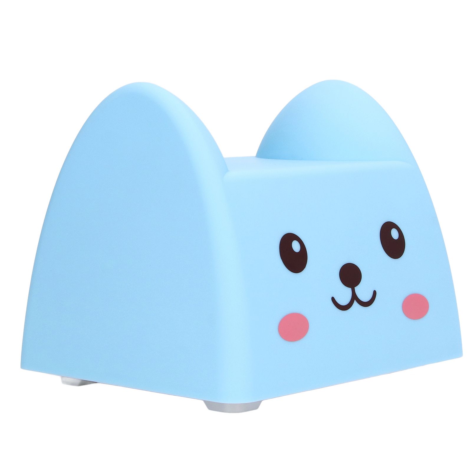 Night Lamp Exquisite Cute Blue Cat Shape White Light Source Interesting Decorative Lighting Device for Kids - Image 3
