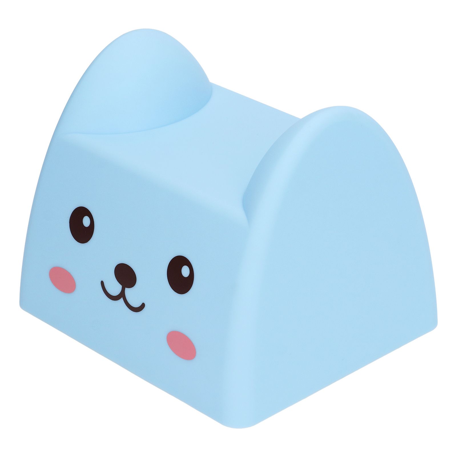 Night Lamp Exquisite Cute Blue Cat Shape White Light Source Interesting Decorative Lighting Device for Kids - Image 4