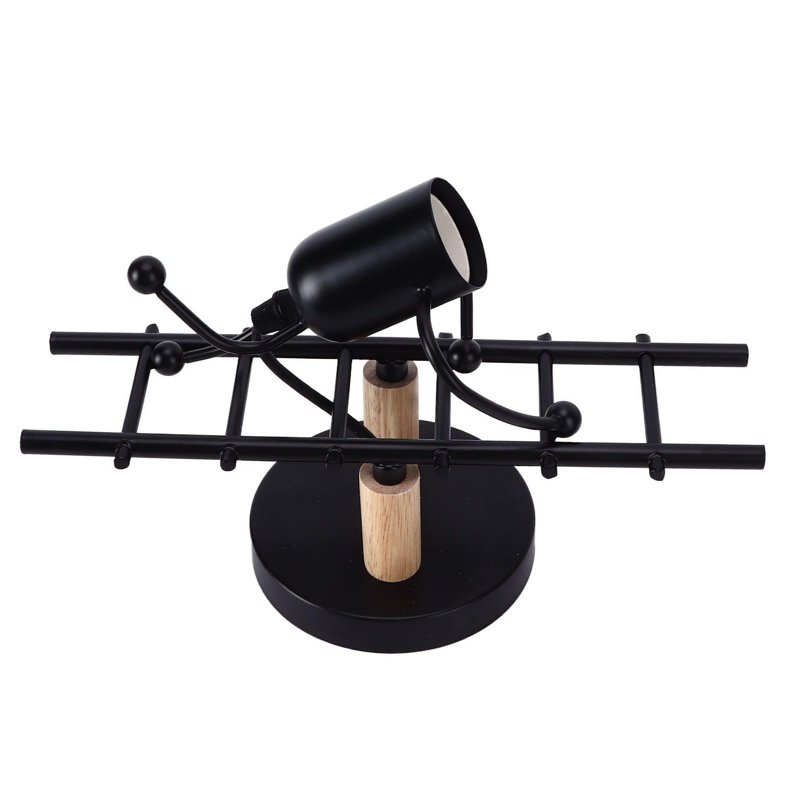 Wall Lamp Unique Design Exquisite Cute Beautiful Wall Decoration Light for Restaurants Bedrooms Cafes HotelsBlack - Image 4