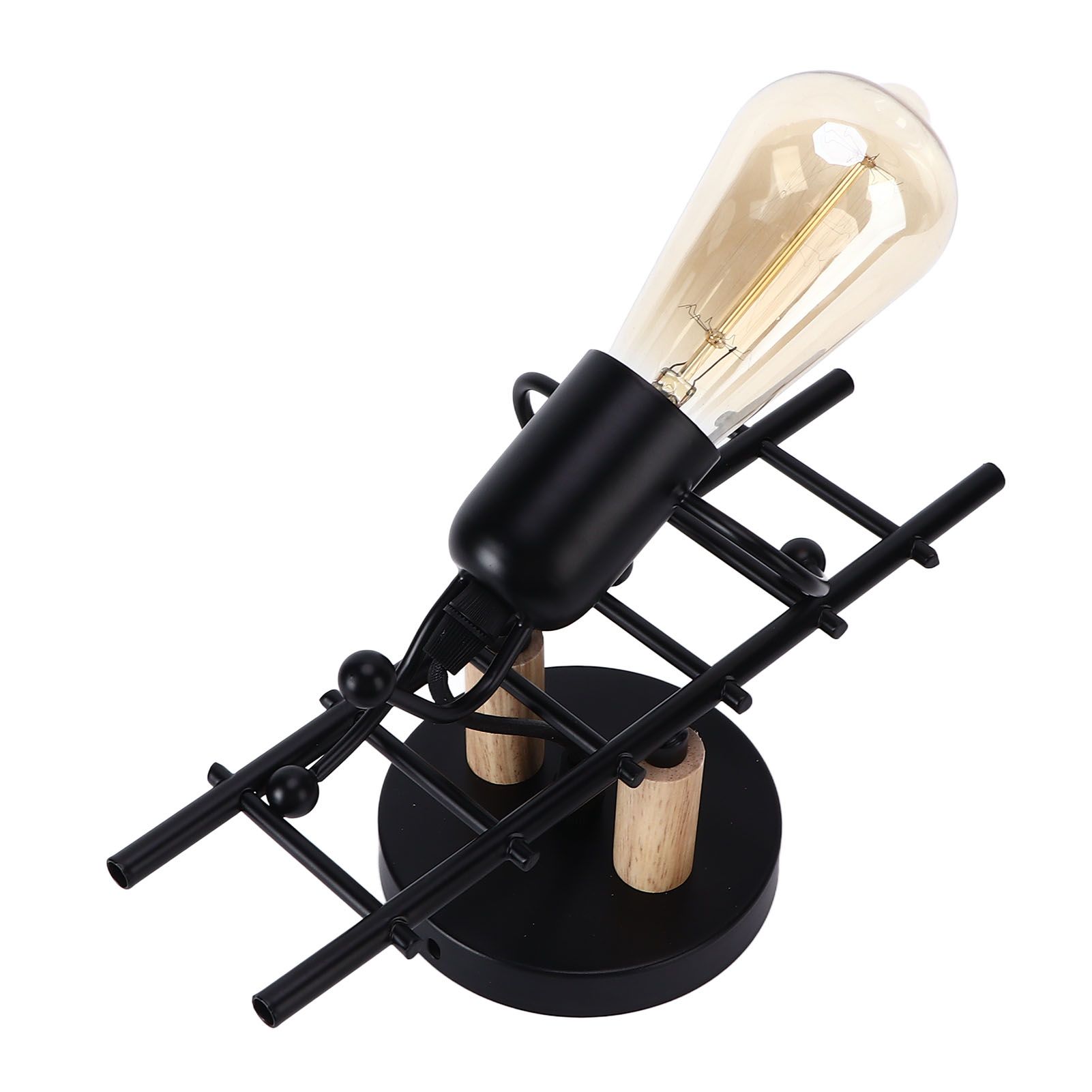 Wall Lamp Unique Design Exquisite Cute Beautiful Wall Decoration Light for Restaurants Bedrooms Cafes HotelsBlack - Image 6