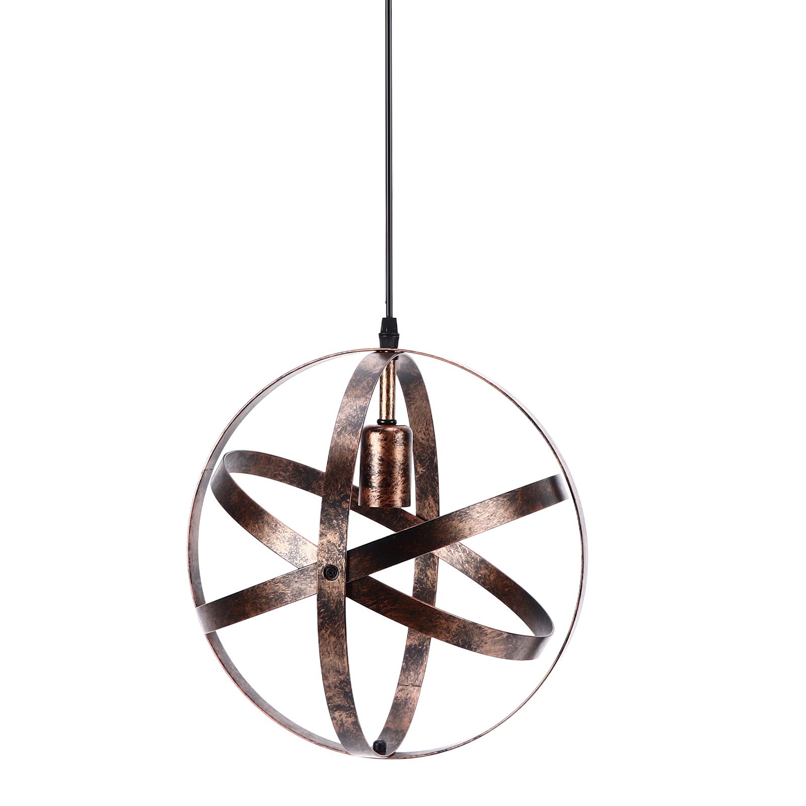 Ball Earth Chandelier Retro American Industry Warm Romantic Stable Firm Wall Lamp for Coffee Shop Store - Image 2
