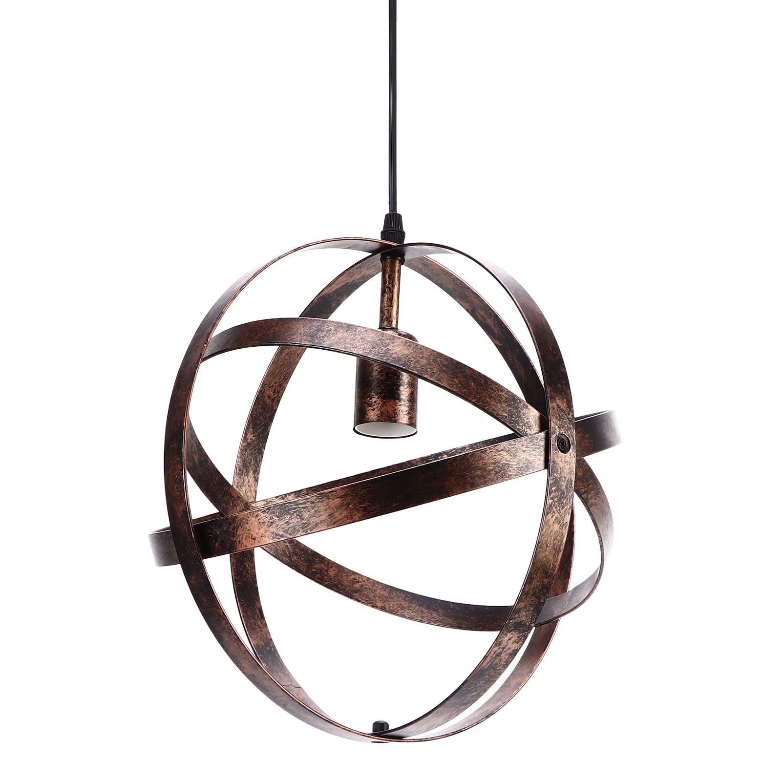 Ball Earth Chandelier Retro American Industry Warm Romantic Stable Firm Wall Lamp for Coffee Shop Store - Image 4