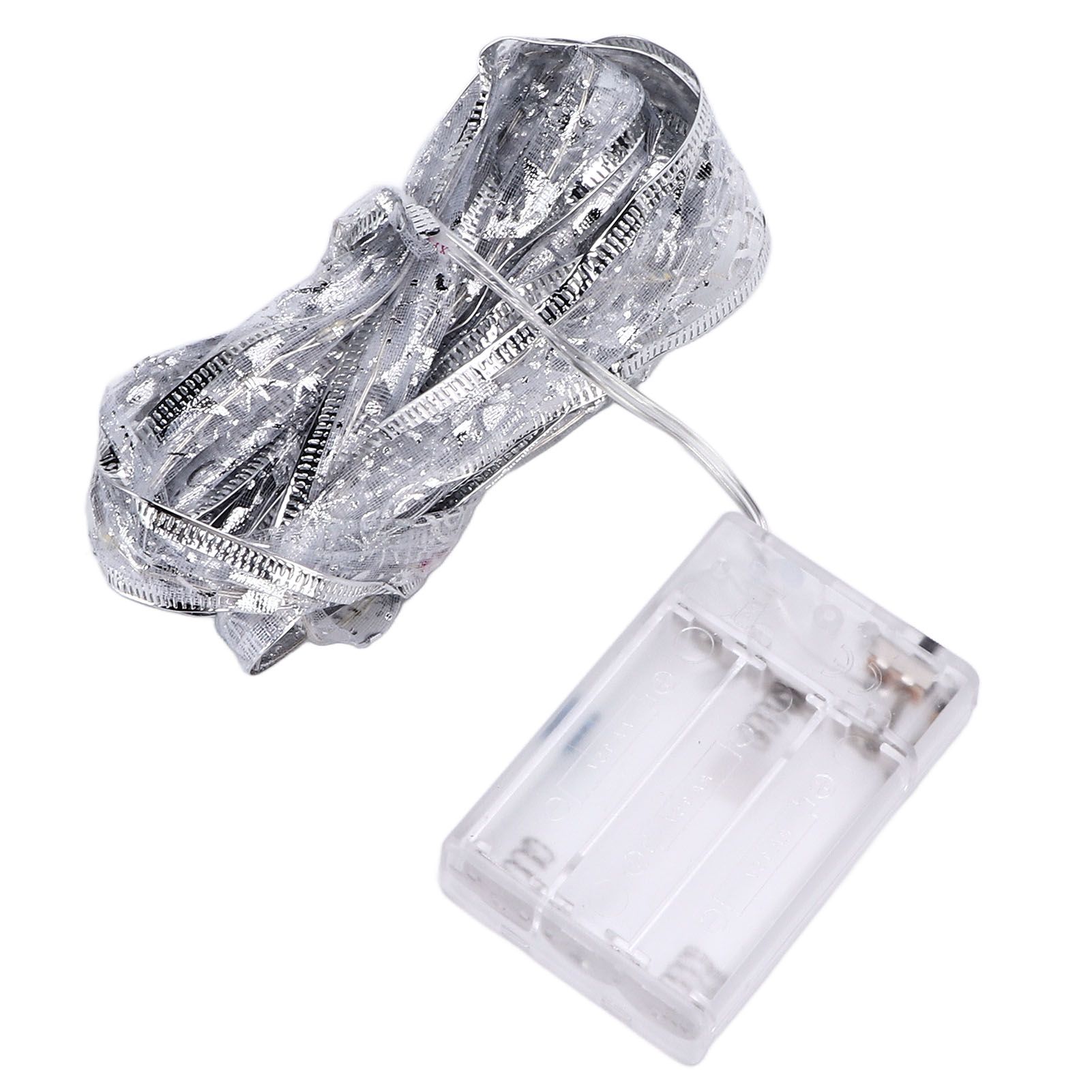13.12ft LED Christmas Ribbon Light Waterproof Christmas Tree Decorative Light Silver Light RibbonColorful Light - Image 7