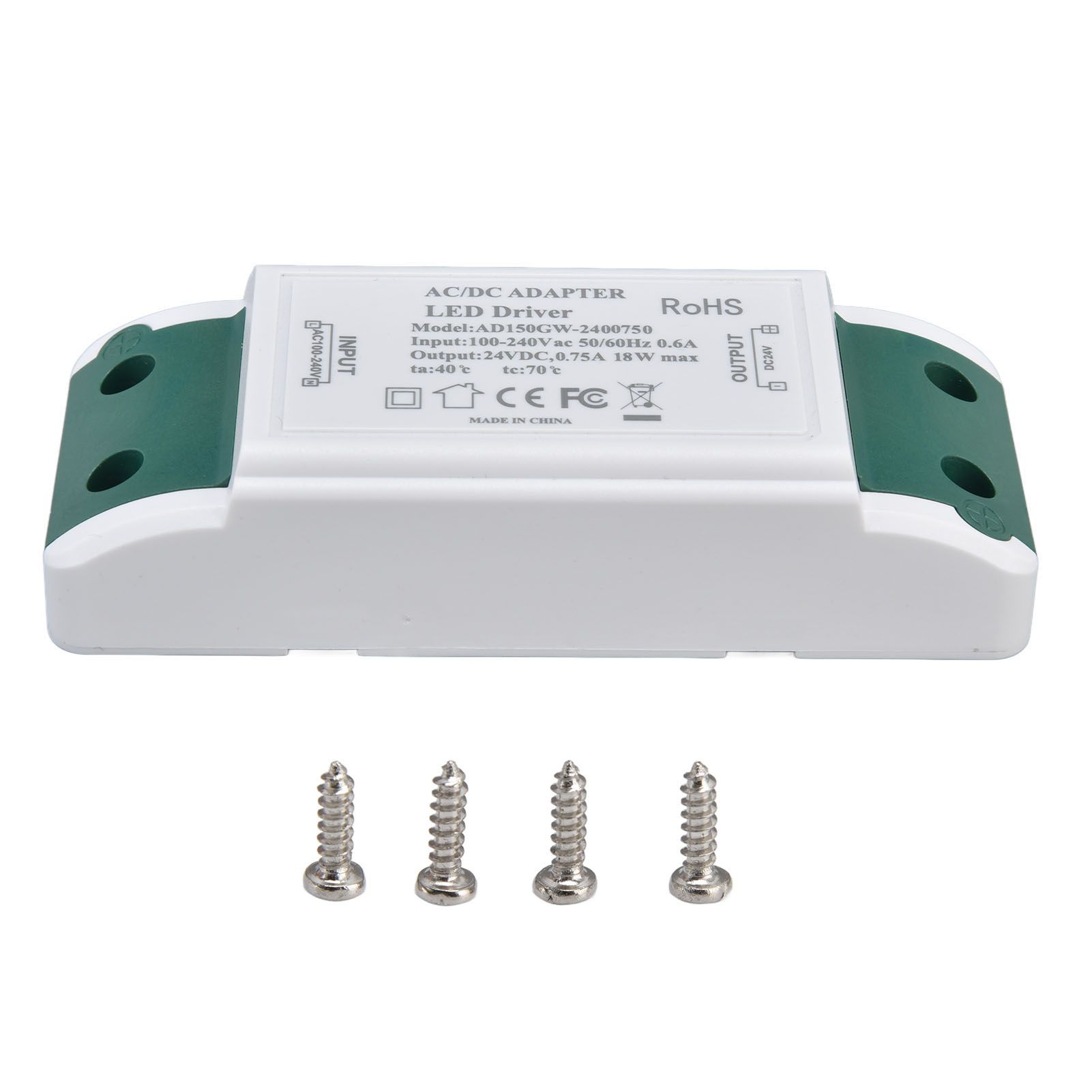 LED Driver 24V DC 0.75A 18W Quiet Operation Constant Current 24V Transformer for LED Strip Lights AC100‑240V - Image 4