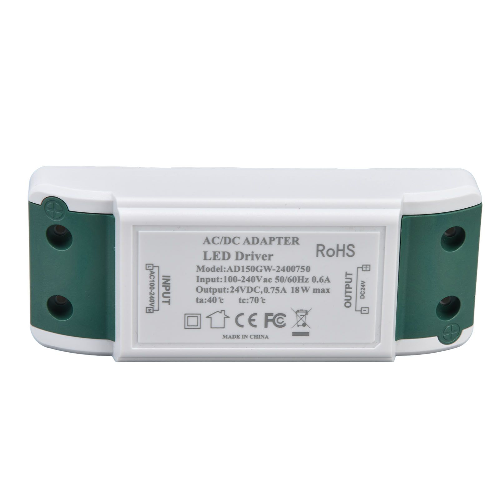 LED Driver 24V DC 0.75A 18W Quiet Operation Constant Current 24V Transformer for LED Strip Lights AC100‑240V - Image 6