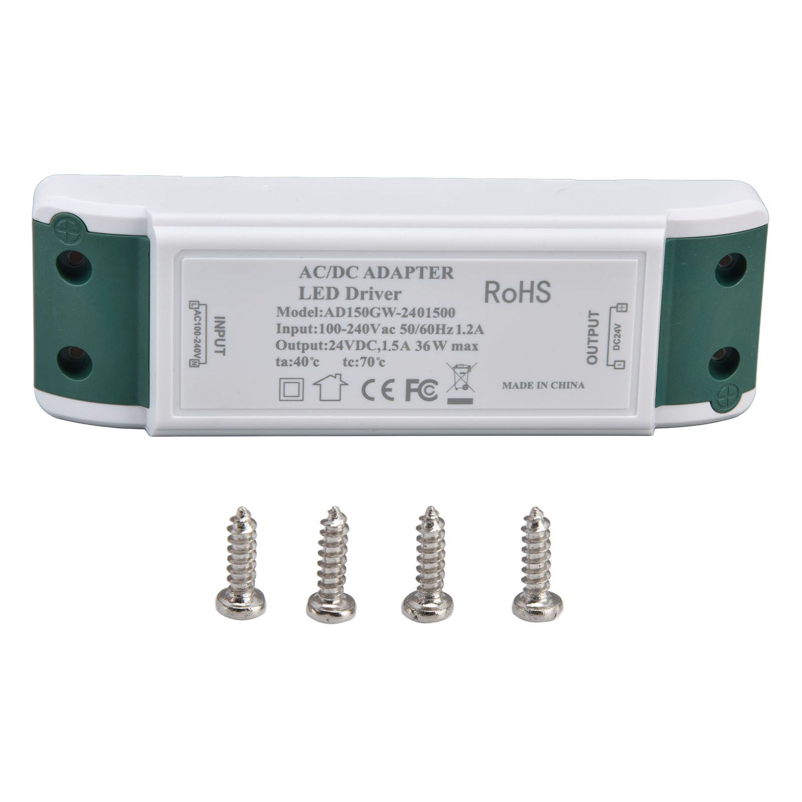 LED Driver 24V DC 1.5A 36W LED Power Supply Constant Current 24V Transformer AC100‑240V - Image 1