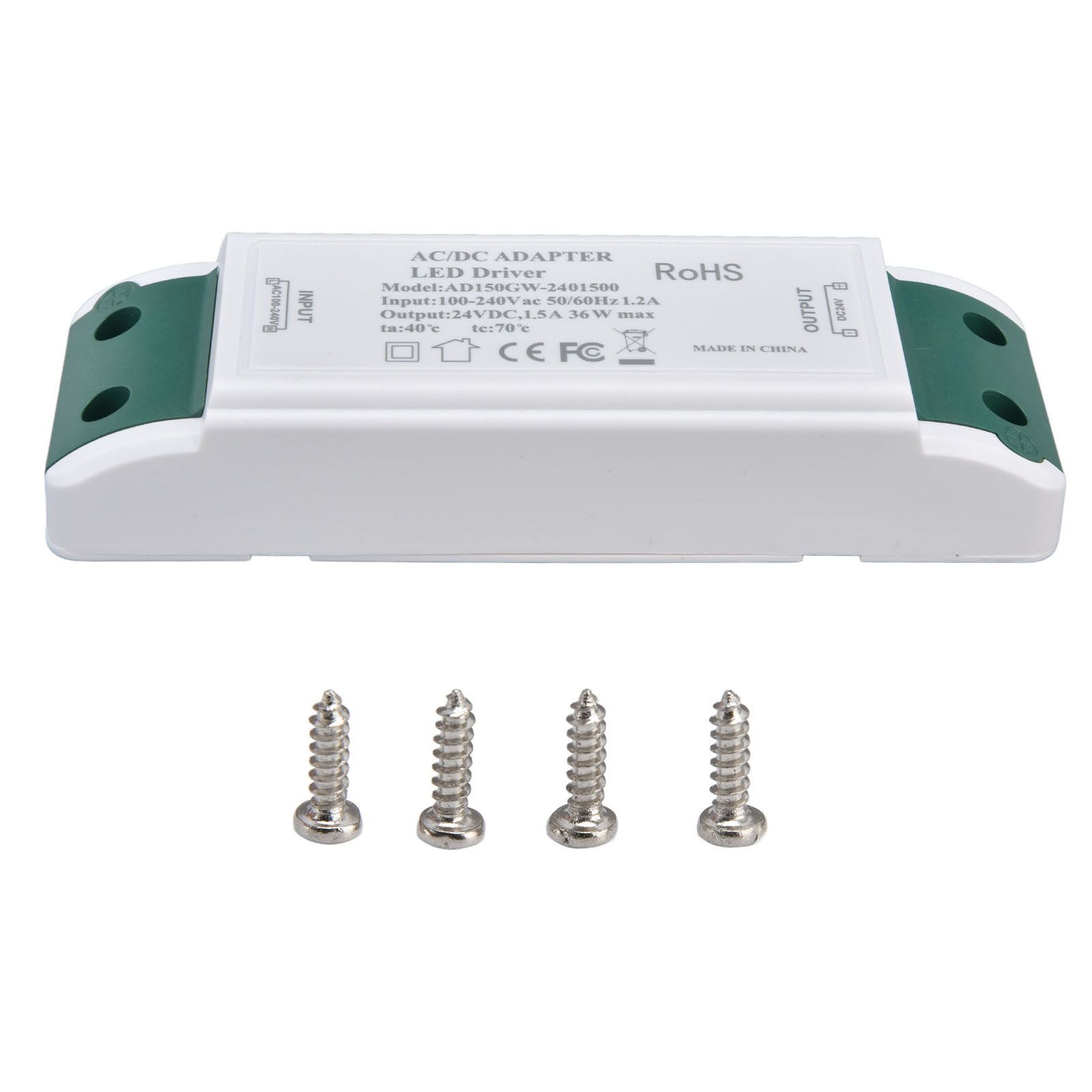LED Driver 24V DC 1.5A 36W LED Power Supply Constant Current 24V Transformer AC100‑240V - Image 2