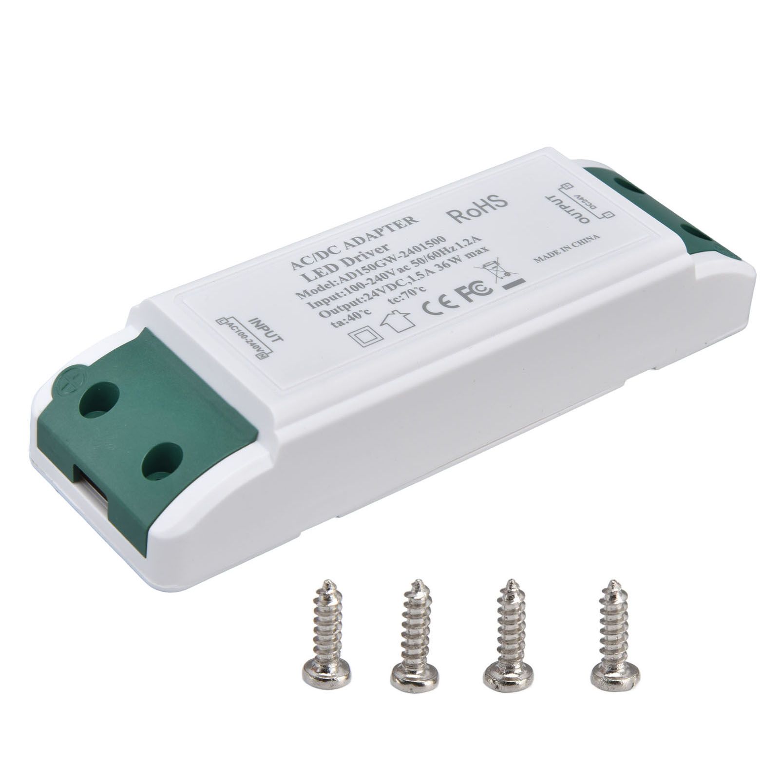 LED Driver 24V DC 1.5A 36W LED Power Supply Constant Current 24V Transformer AC100‑240V - Image 4