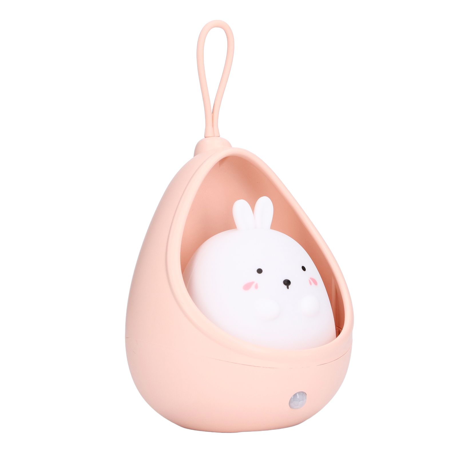 Night Light White Bunny Shape LED Kids Induction Night Lamp with USB Cable for Children's Room Bedroom - Image 3