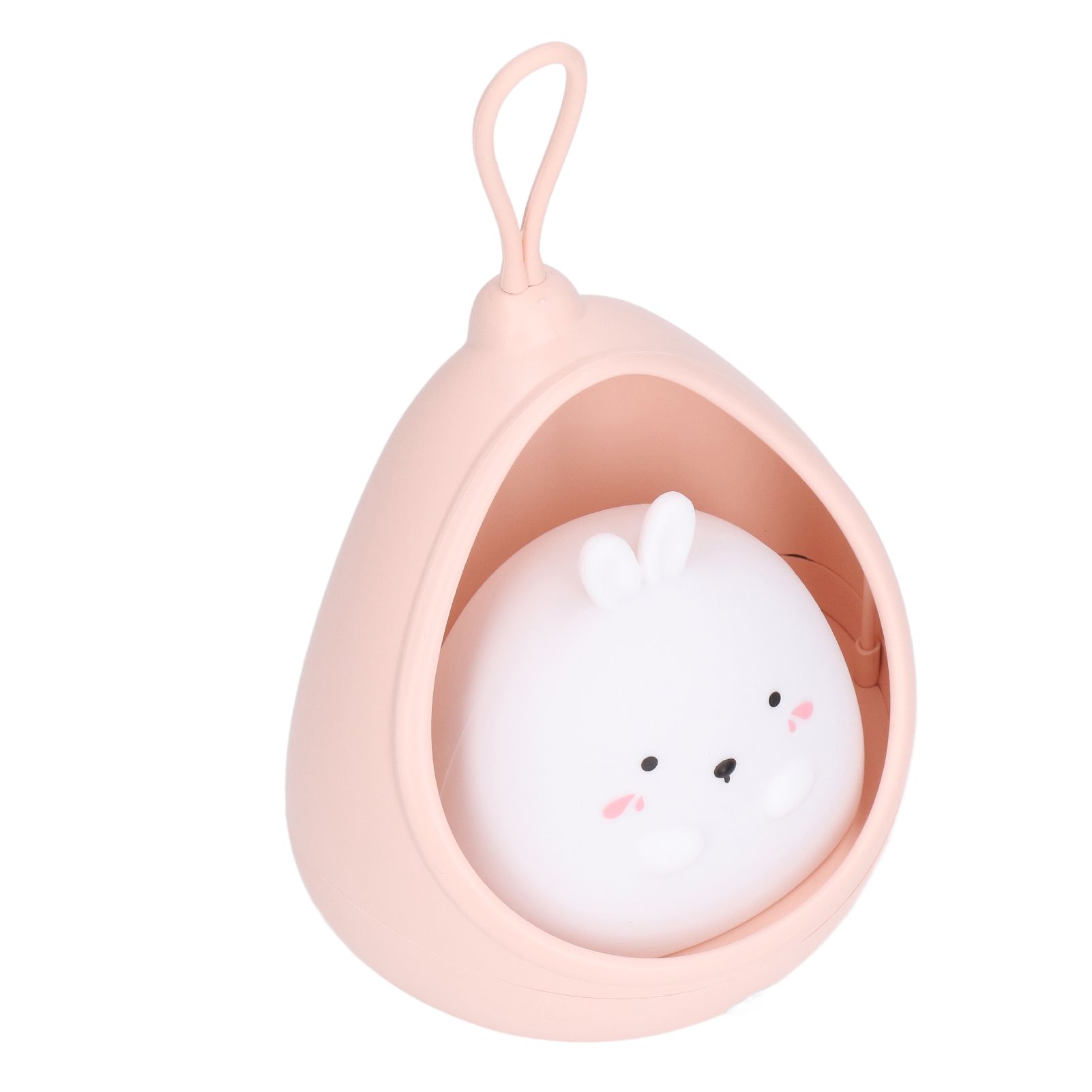 Night Light White Bunny Shape LED Kids Induction Night Lamp with USB Cable for Children's Room Bedroom - Image 7