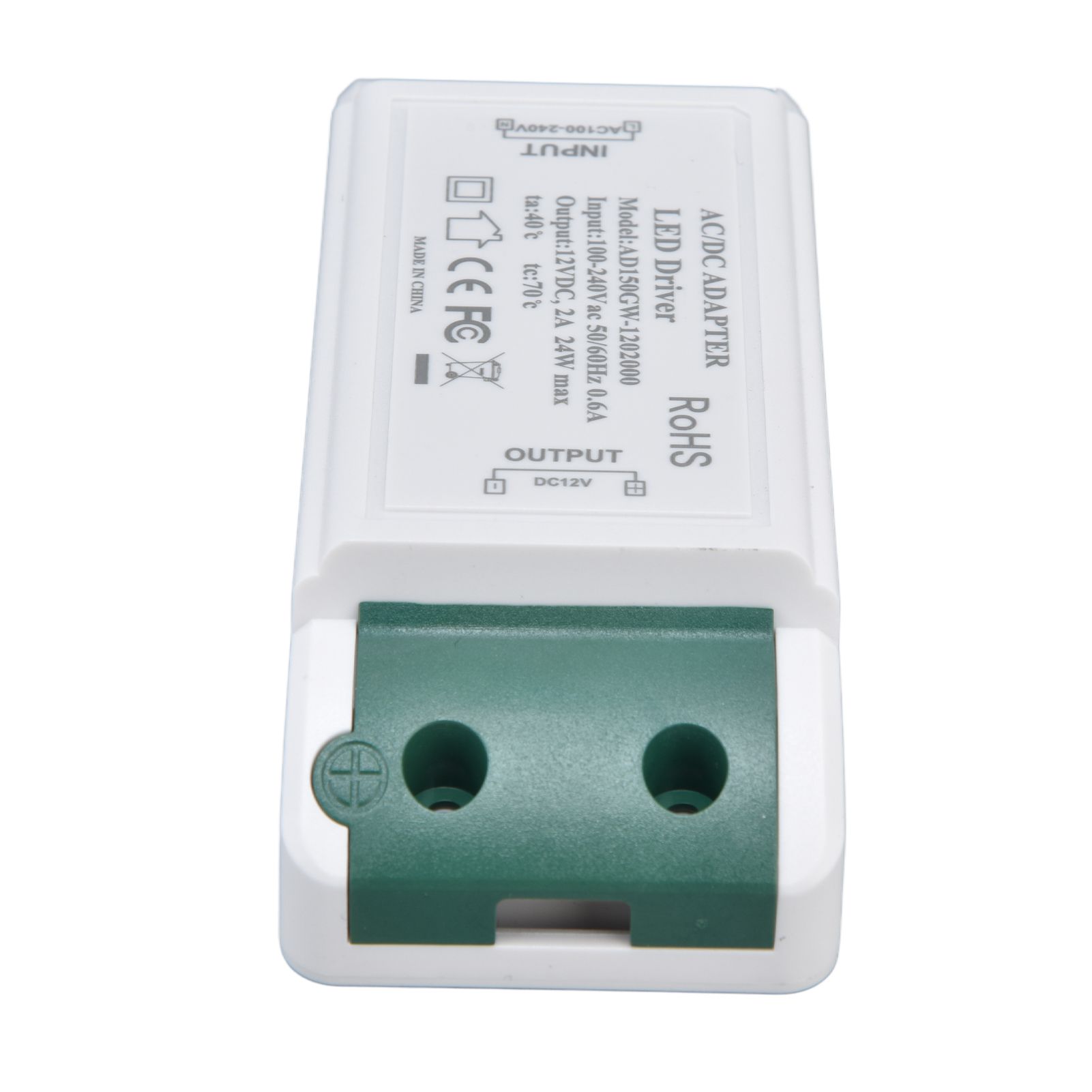 LED Driver 12V DC 24W 2A LED Power Transformer for LED Strip Light and Cabinet Light AC100‑240V - Image 7