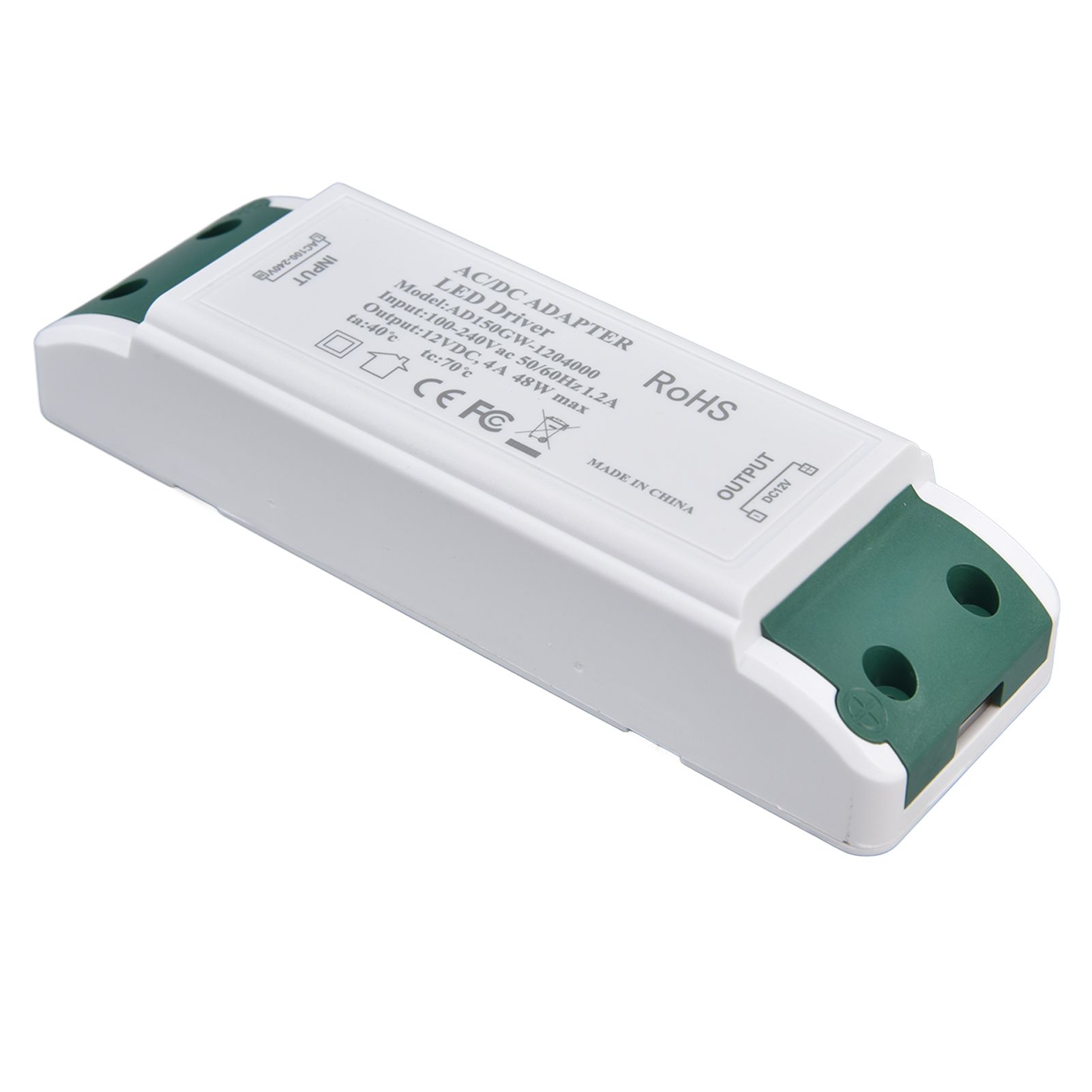 LED Power Driver 12V DC 48W 4A Constant Current Voltage Adapter 12V LED Power Transformer AC100‑240V - Image 2