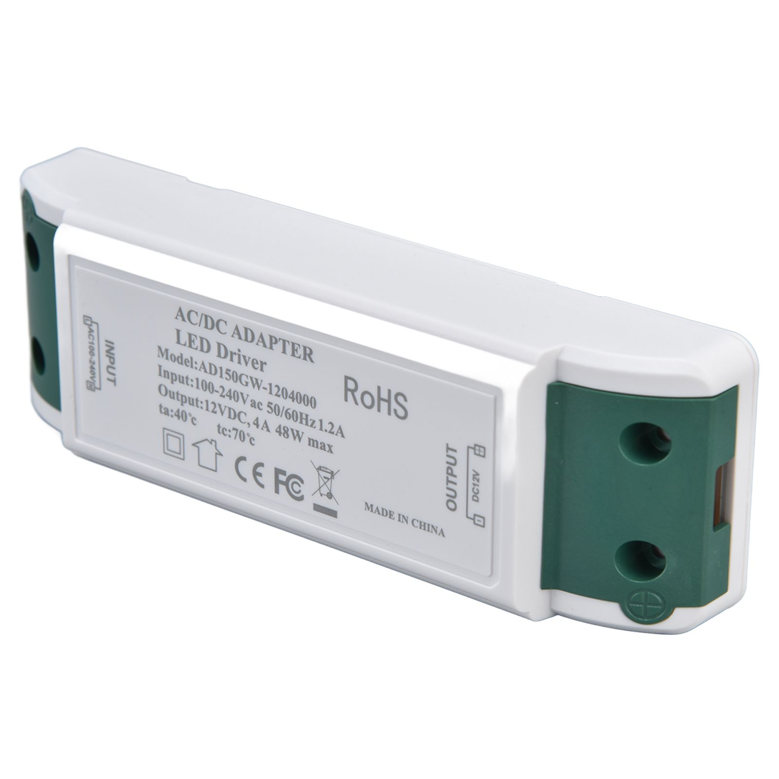 LED Power Driver 12V DC 48W 4A Constant Current Voltage Adapter 12V LED Power Transformer AC100‑240V - Image 3