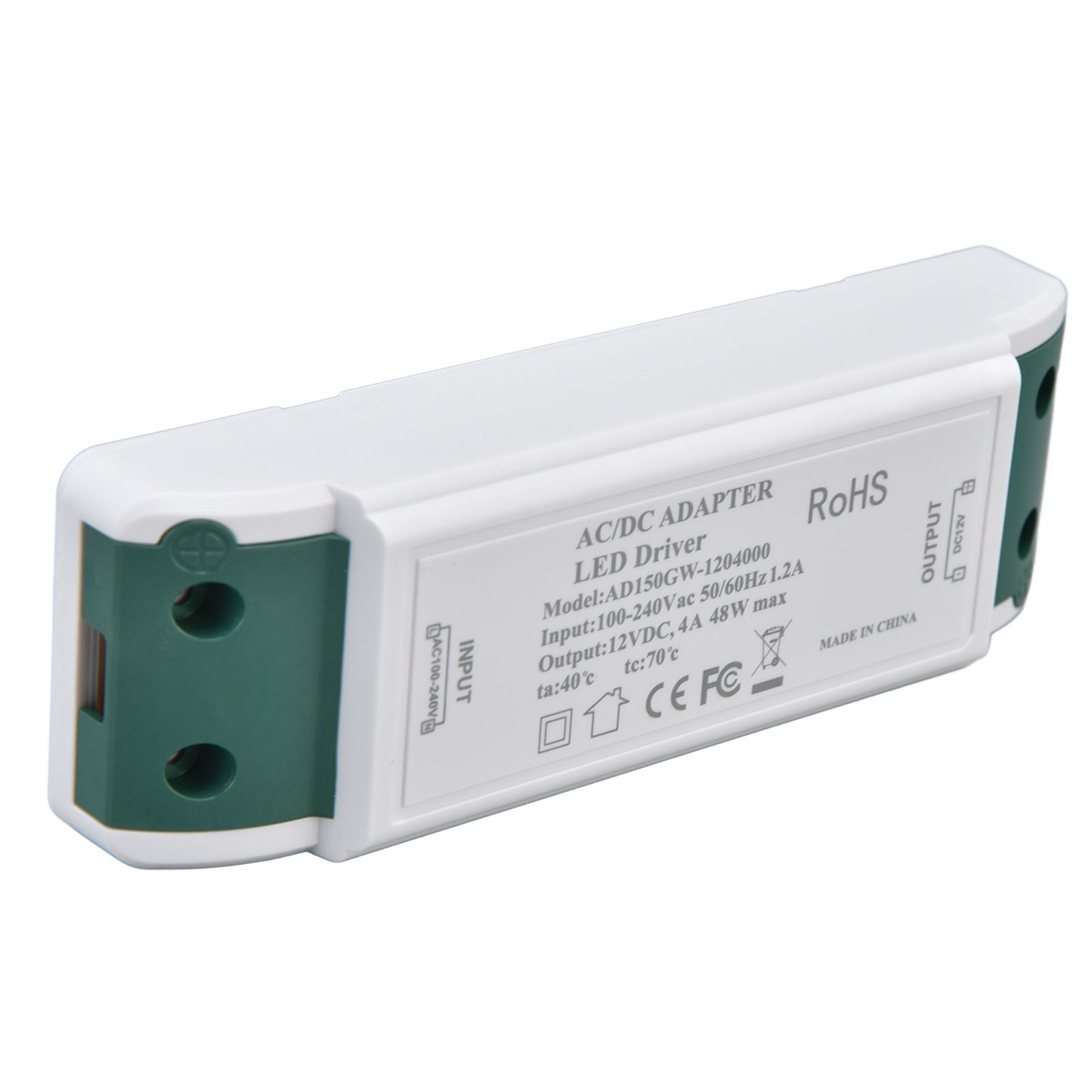 LED Power Driver 12V DC 48W 4A Constant Current Voltage Adapter 12V LED Power Transformer AC100‑240V - Image 4