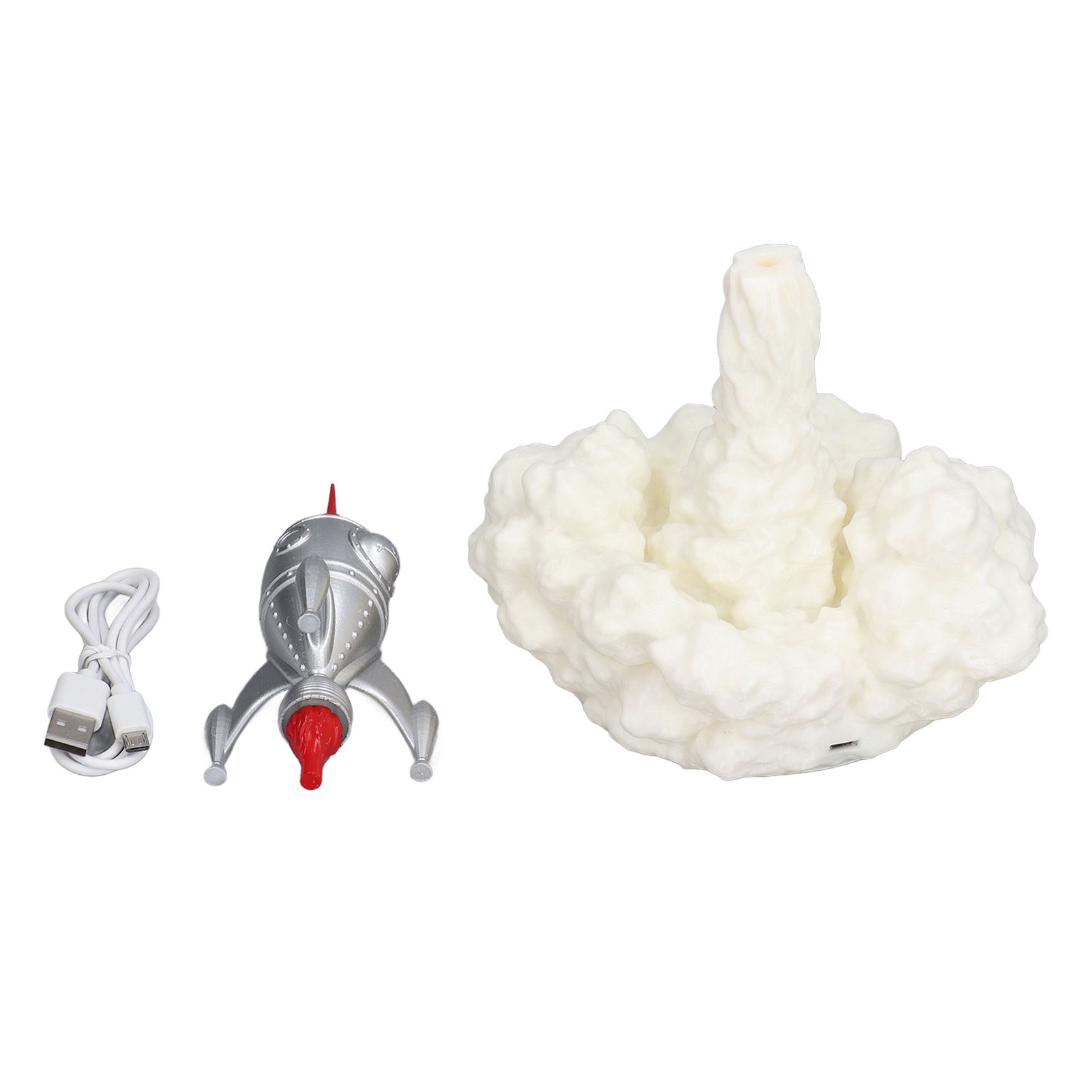 3D Rocket Lights Children's Accompanying Lights New Strange Lights 3D Printing Night Lights Bedroom Decoration - Image 1