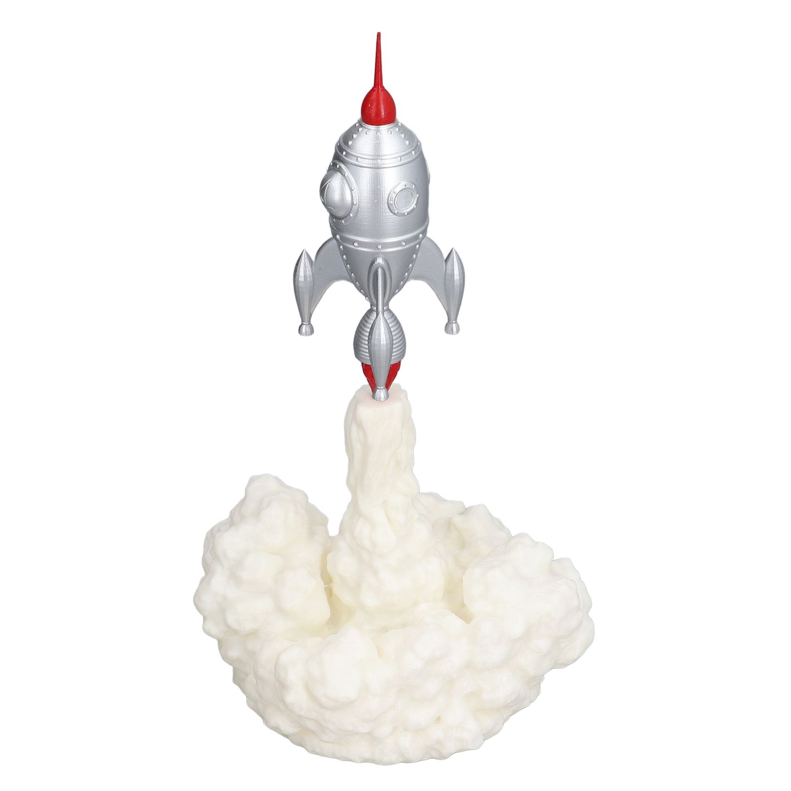 3D Rocket Lights Children's Accompanying Lights New Strange Lights 3D Printing Night Lights Bedroom Decoration - Image 2