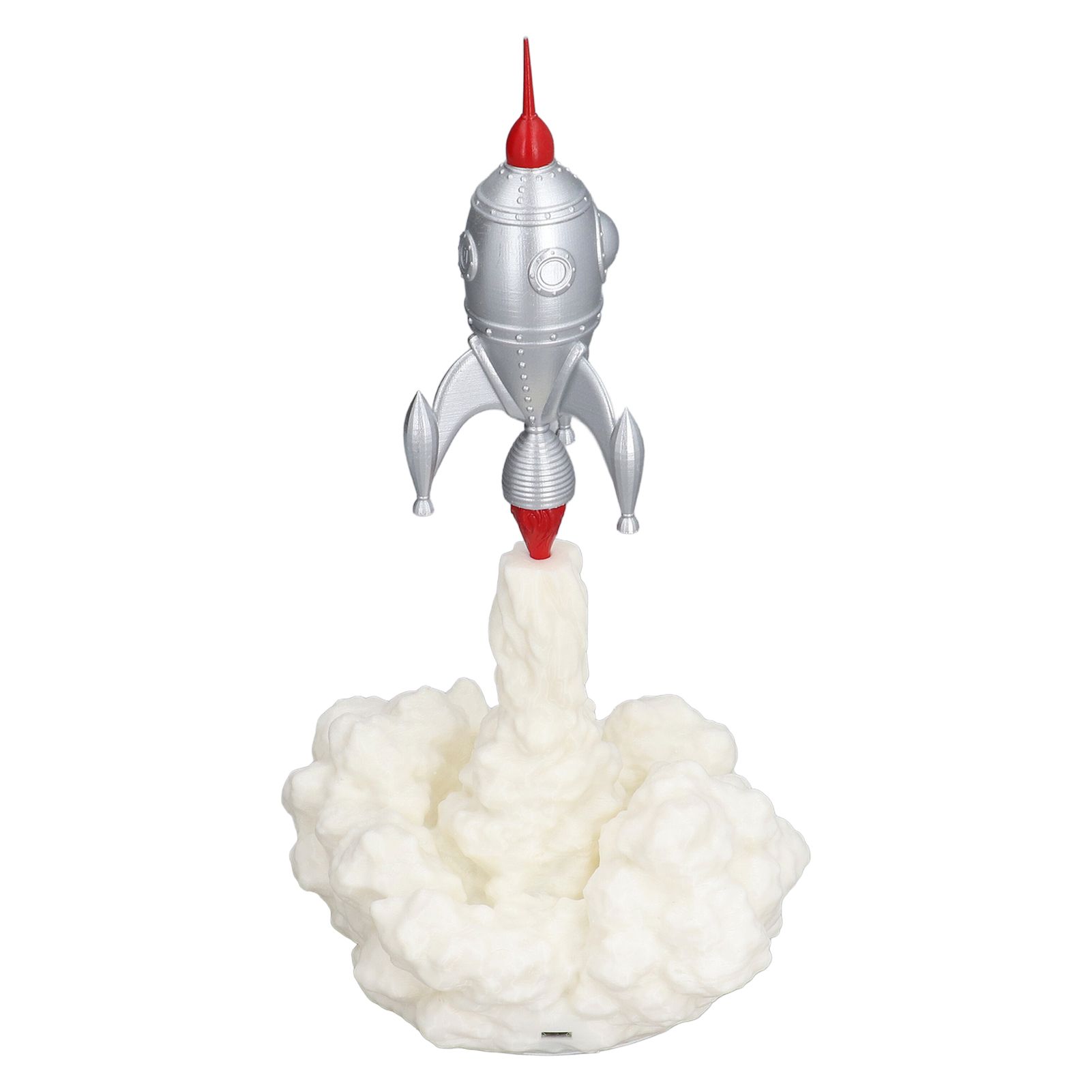 3D Rocket Lights Children's Accompanying Lights New Strange Lights 3D Printing Night Lights Bedroom Decoration - Image 5