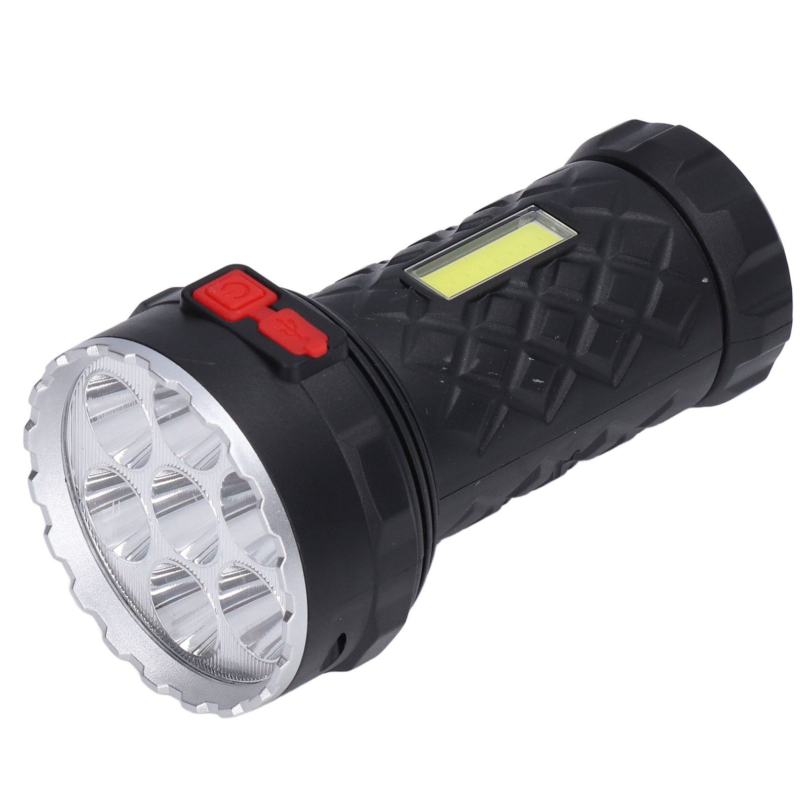 LED Flashlight High Brightness Four Lighting Modes Ergonomic Compact Portable USB Rechargeable Torch - Image 2