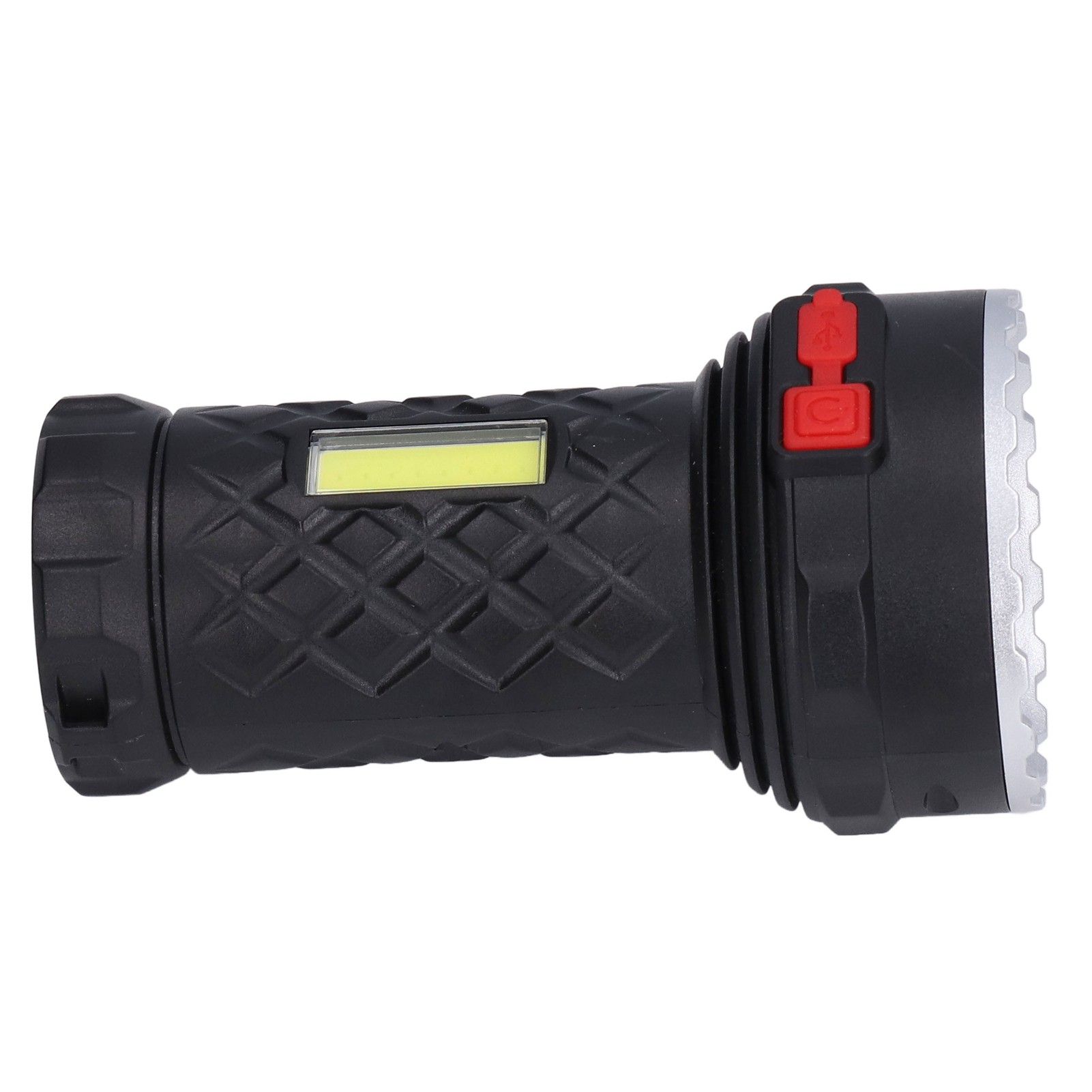 LED Flashlight High Brightness Four Lighting Modes Ergonomic Compact Portable USB Rechargeable Torch - Image 7