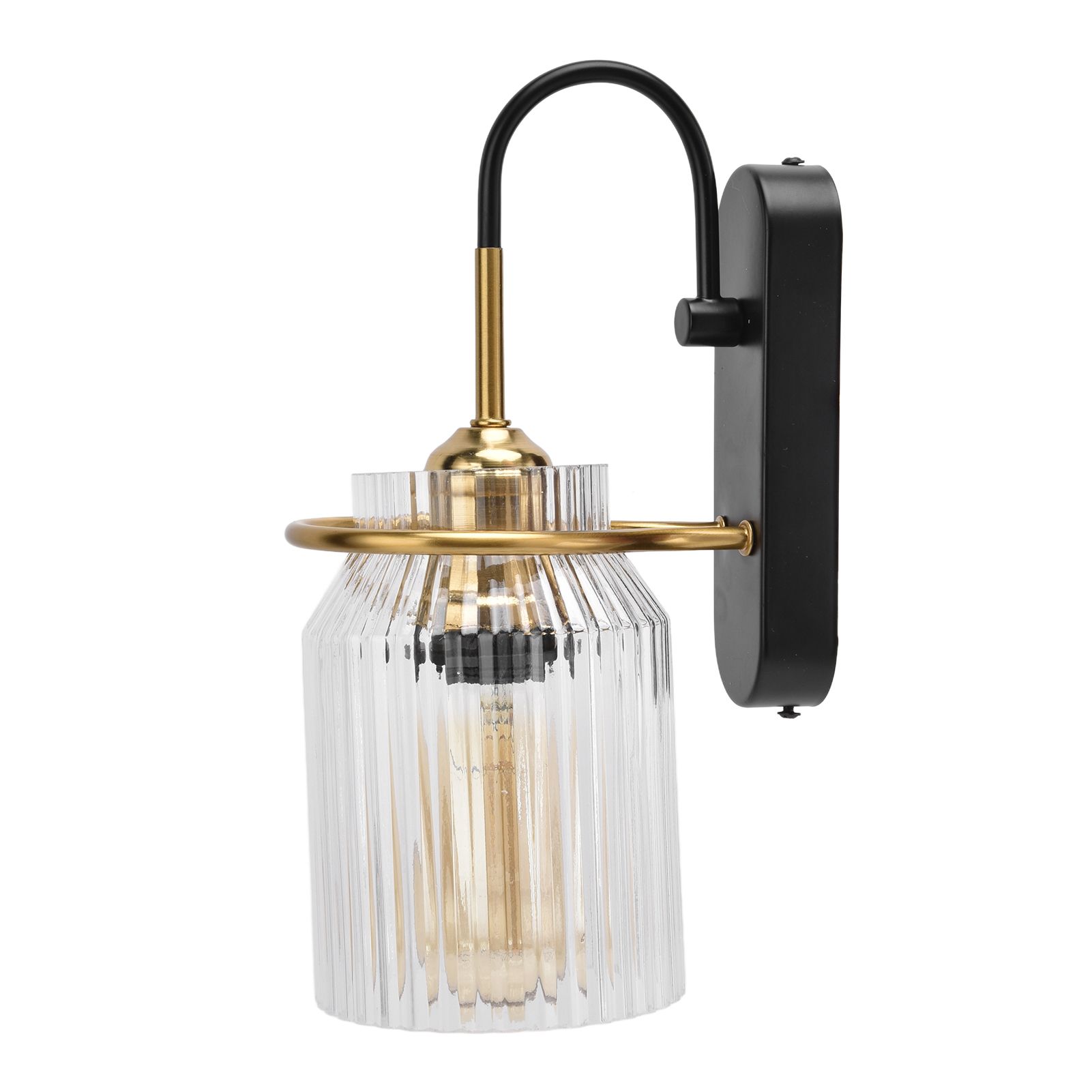 E26/E27 Wall Light Retro Glass Lampshade Wall Sconce Lamp for Bedroom Headboard Living Room110V‑240V - Image 5
