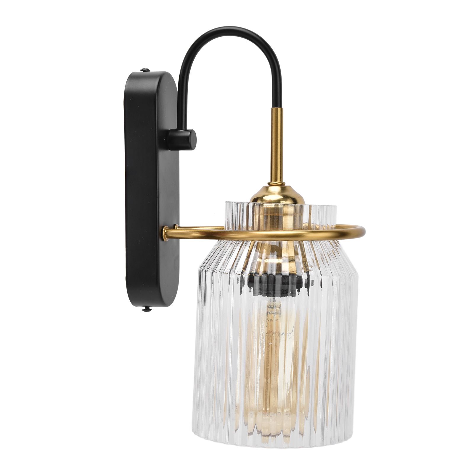 E26/E27 Wall Light Retro Glass Lampshade Wall Sconce Lamp for Bedroom Headboard Living Room110V‑240V - Image 6
