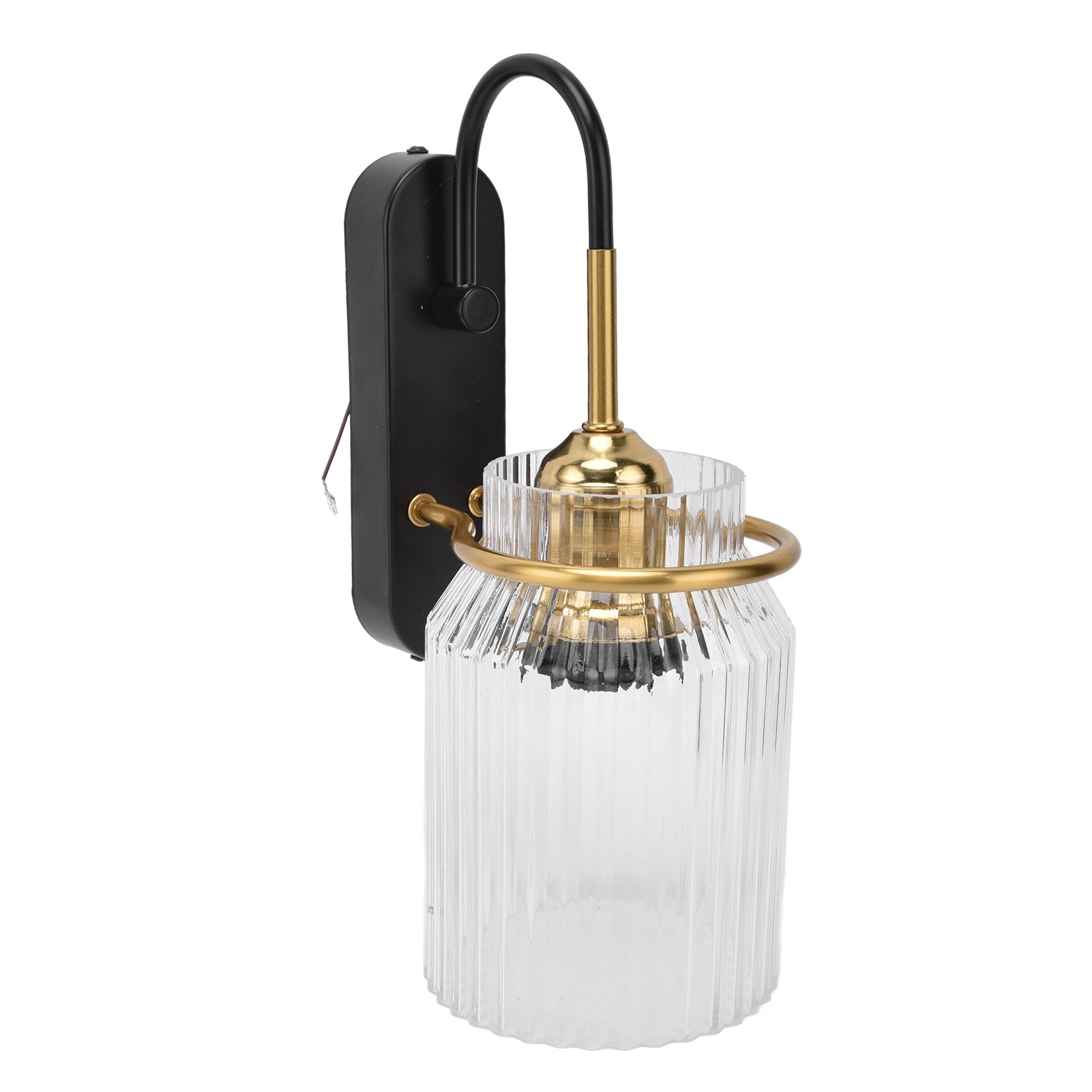 E26/E27 Wall Light Retro Glass Lampshade Wall Sconce Lamp for Bedroom Headboard Living Room110V‑240V - Image 8