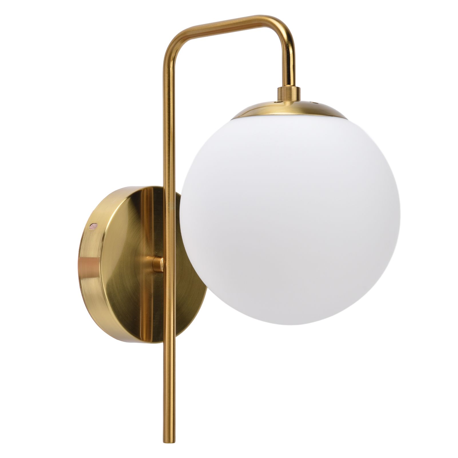 Nordic Modern E27 Glass Ball LED Wall Light Frosted Texture Round Bedroom Wall Lamp 110‑240V - Image 3