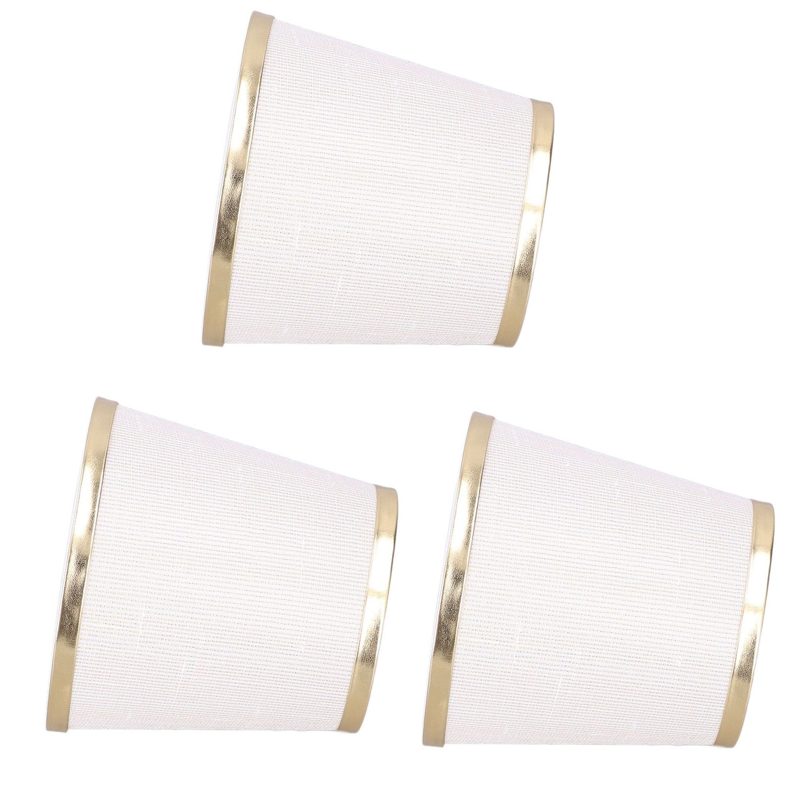 3PCS E14 Lampshade Barrel Shape Table Lamp Shade Meson Installation Fabric Bedroom Ceiling Lamp Shade - Image 2