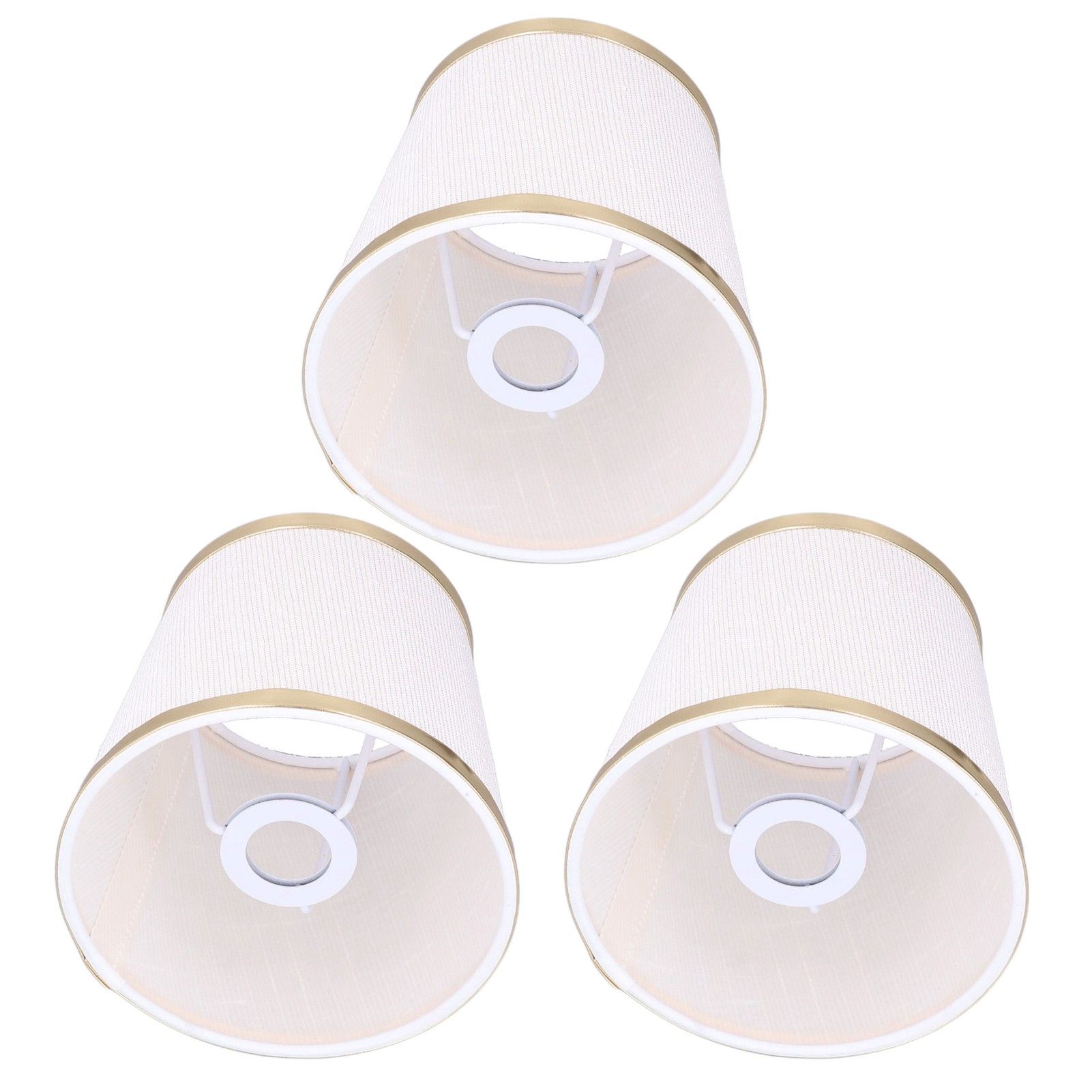 3PCS E14 Lampshade Barrel Shape Table Lamp Shade Meson Installation Fabric Bedroom Ceiling Lamp Shade - Image 5