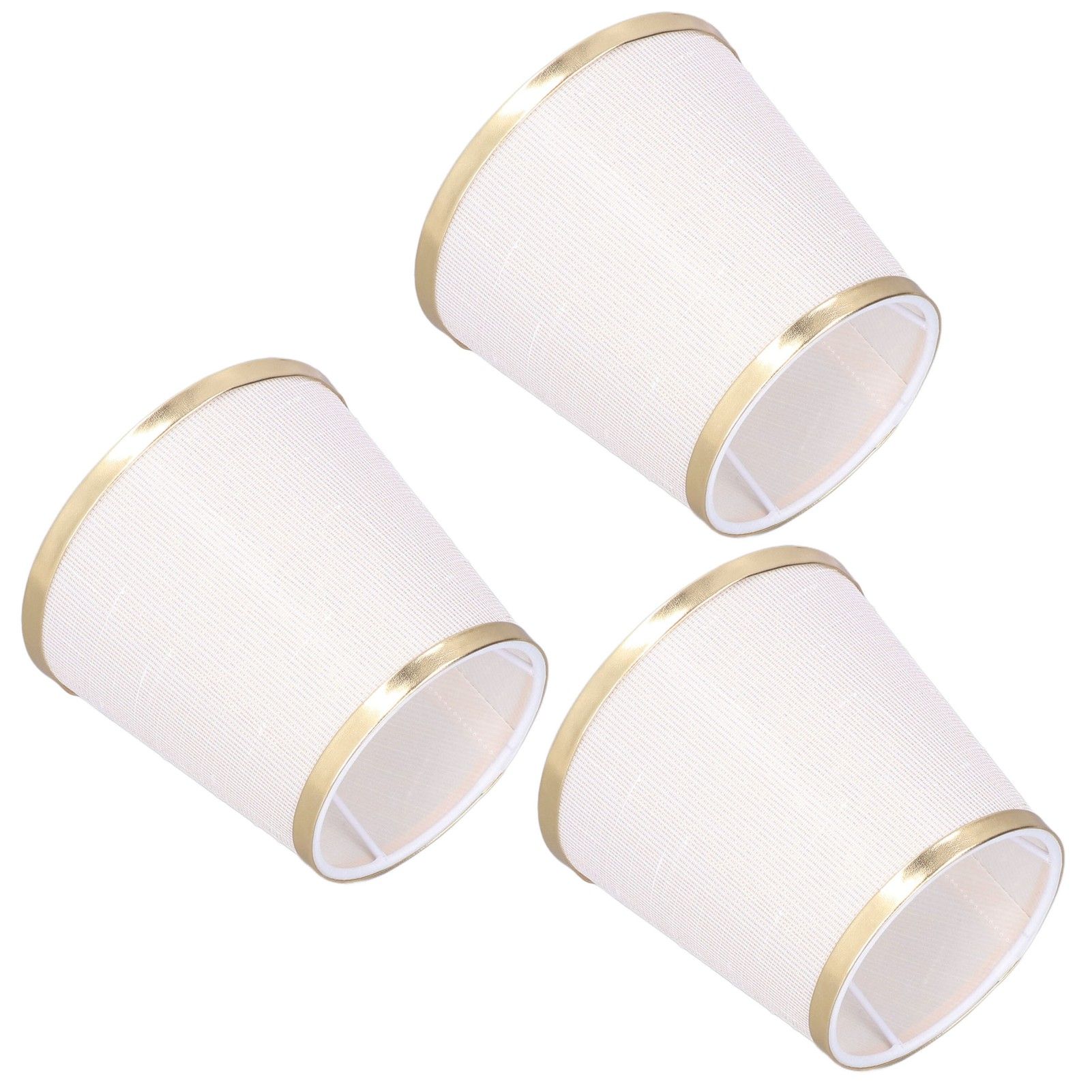 3PCS E14 Lampshade Barrel Shape Table Lamp Shade Meson Installation Fabric Bedroom Ceiling Lamp Shade - Image 6