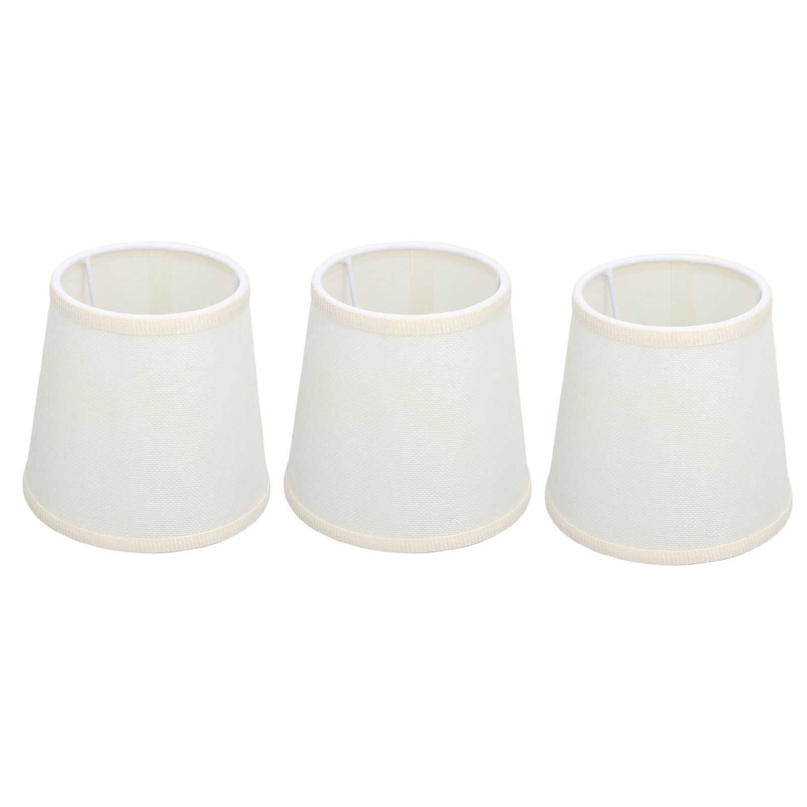 3Pcs Table Lampshade Hand Crafted High Transmittance Soft Cloth Highly Durable Safe Design Small Lamp Shades - Image 4