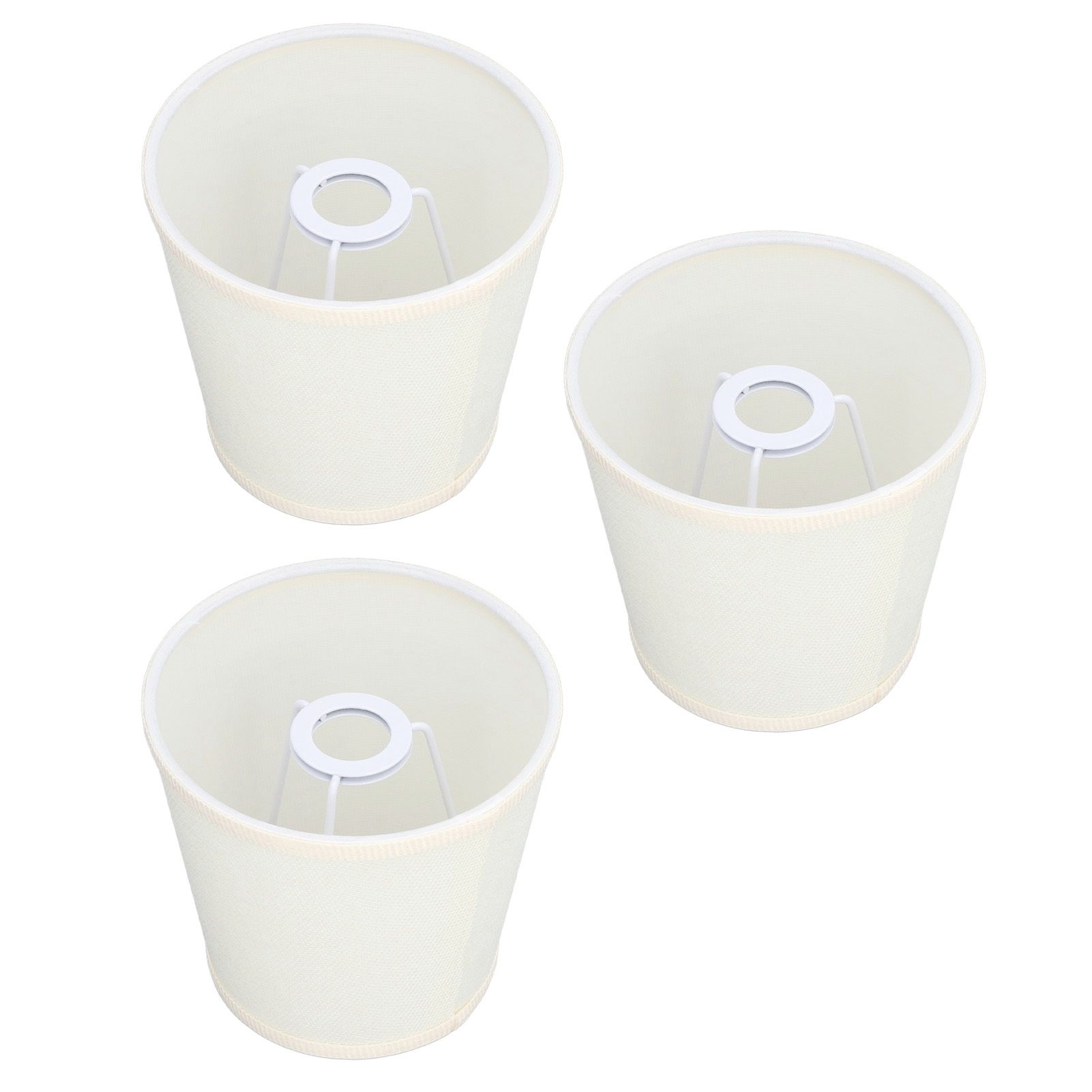 3Pcs Table Lampshade Hand Crafted High Transmittance Soft Cloth Highly Durable Safe Design Small Lamp Shades - Image 6