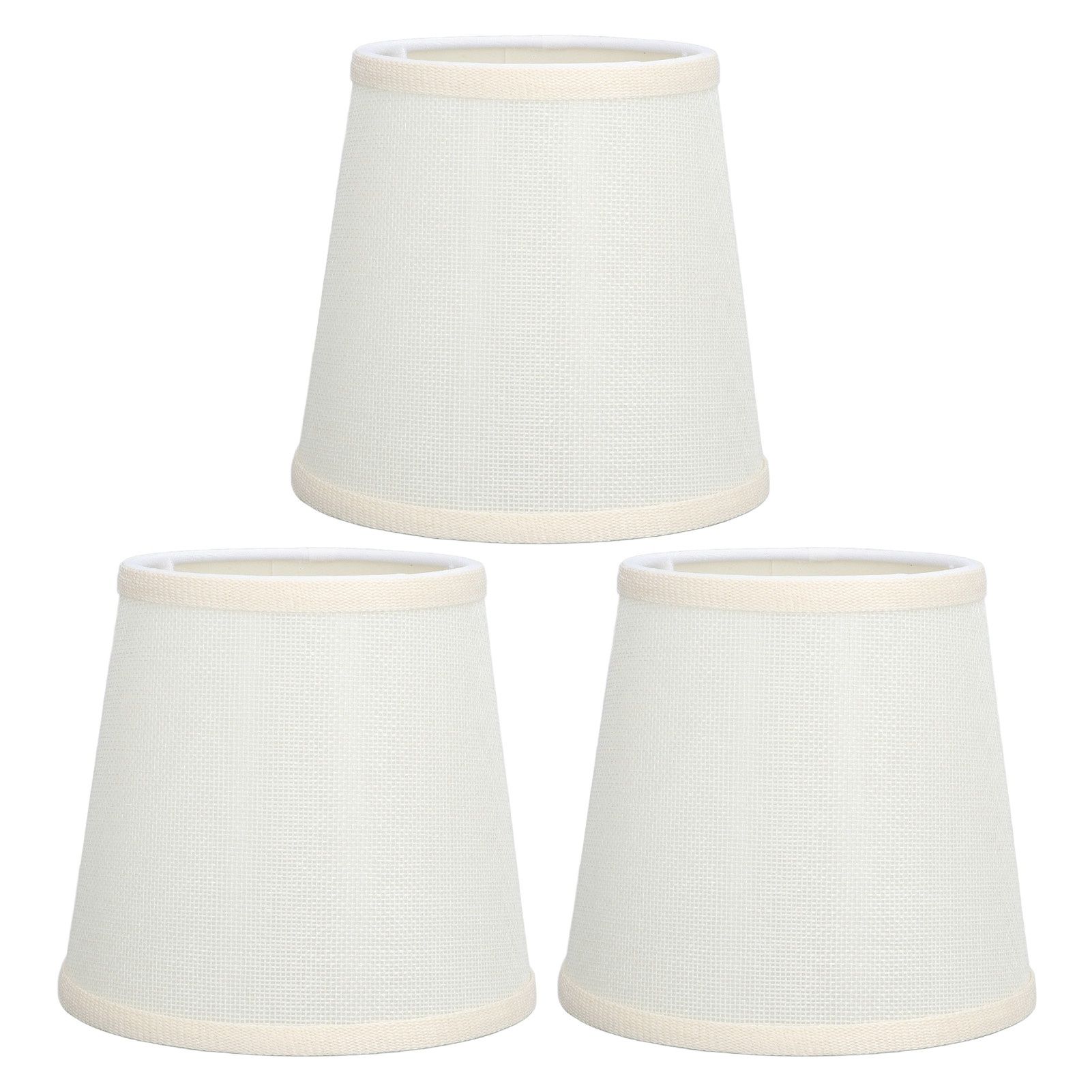 3Pcs Table Lampshade Hand Crafted High Transmittance Soft Cloth Highly Durable Safe Design Small Lamp Shades - Image 7