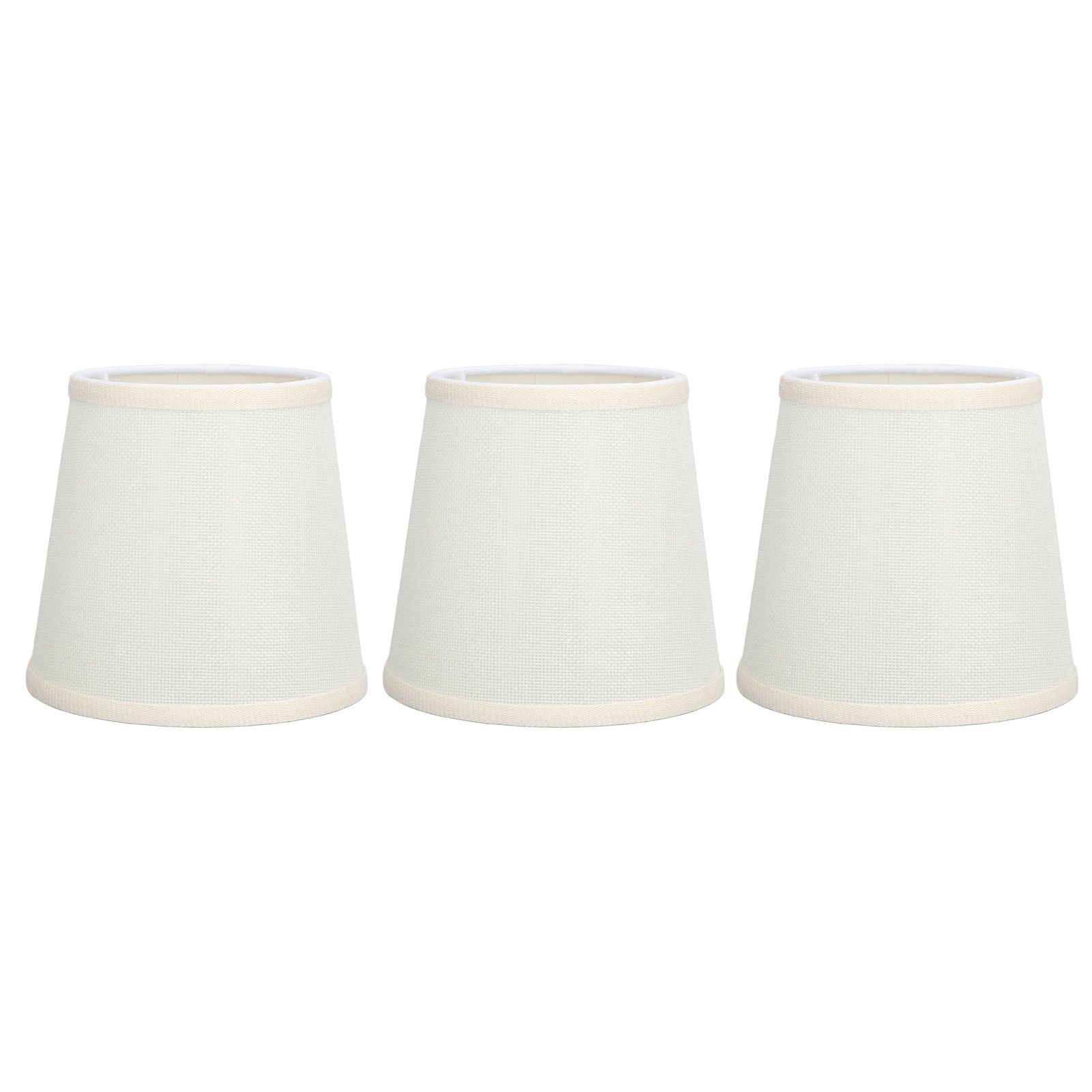 3Pcs Table Lampshade Hand Crafted High Transmittance Soft Cloth Highly Durable Safe Design Small Lamp Shades - Image 8
