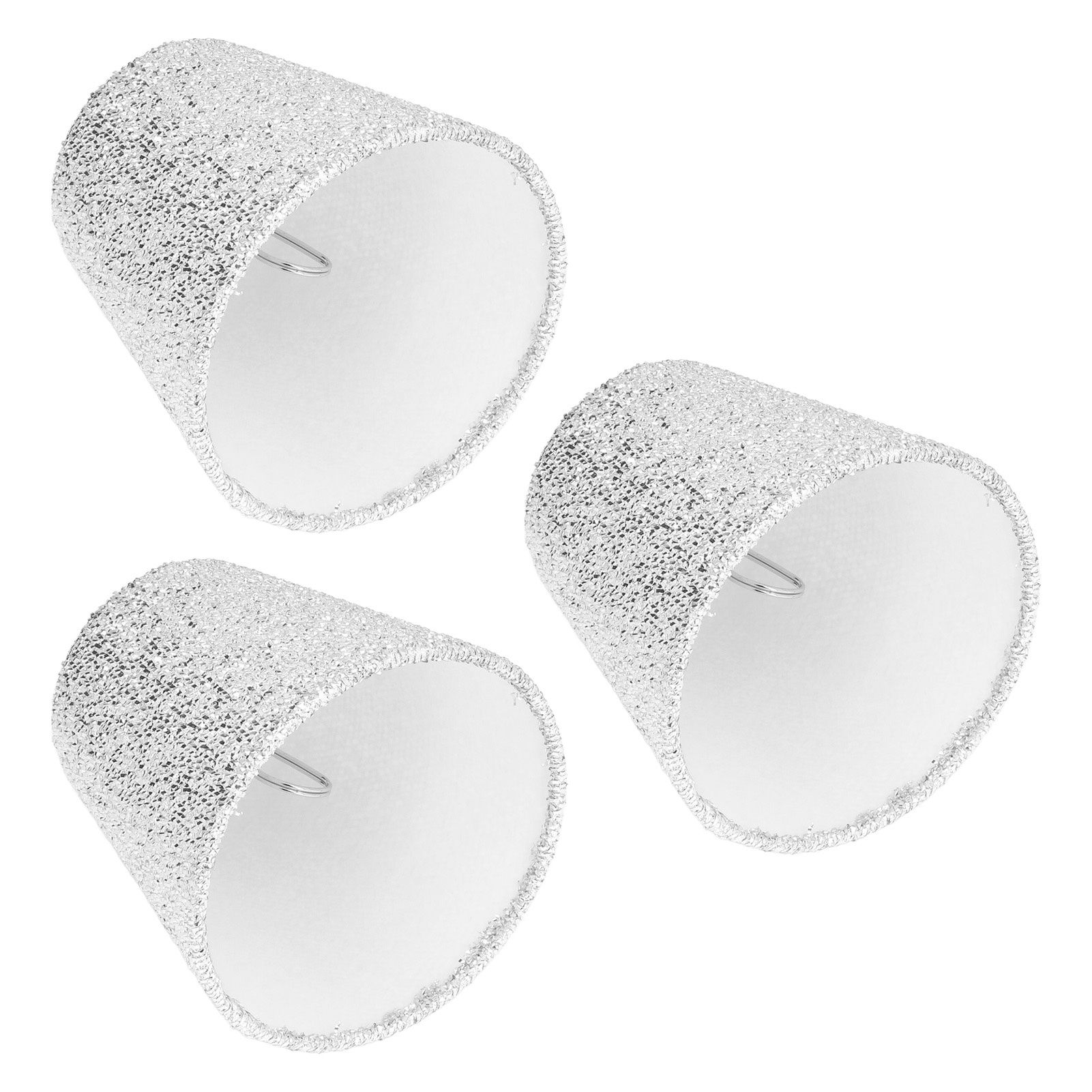 3Pcs Small Lamp Shades E14 Bright Surface Thin Lightweight High Transmittance Safe Design Table Lampshade - Image 2