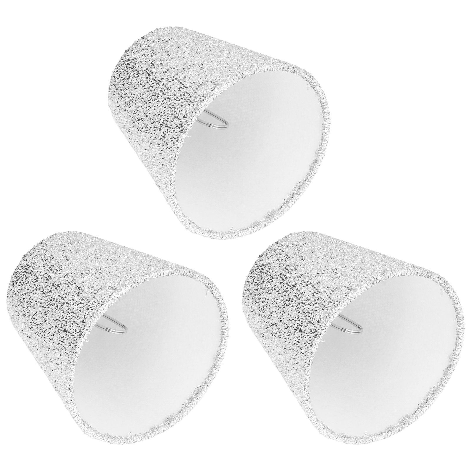 3Pcs Small Lamp Shades E14 Bright Surface Thin Lightweight High Transmittance Safe Design Table Lampshade - Image 3