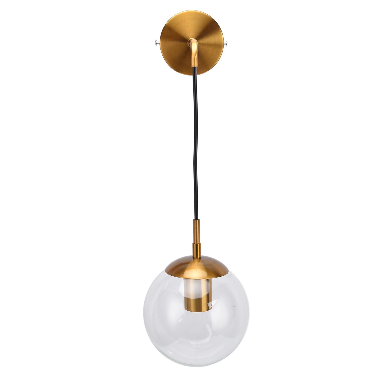 Modern Retro Wall Lamp Decorative Minimalis Glass Ball E27 Wall Light for Living Room Bedroom Study 110‑240V - Image 1