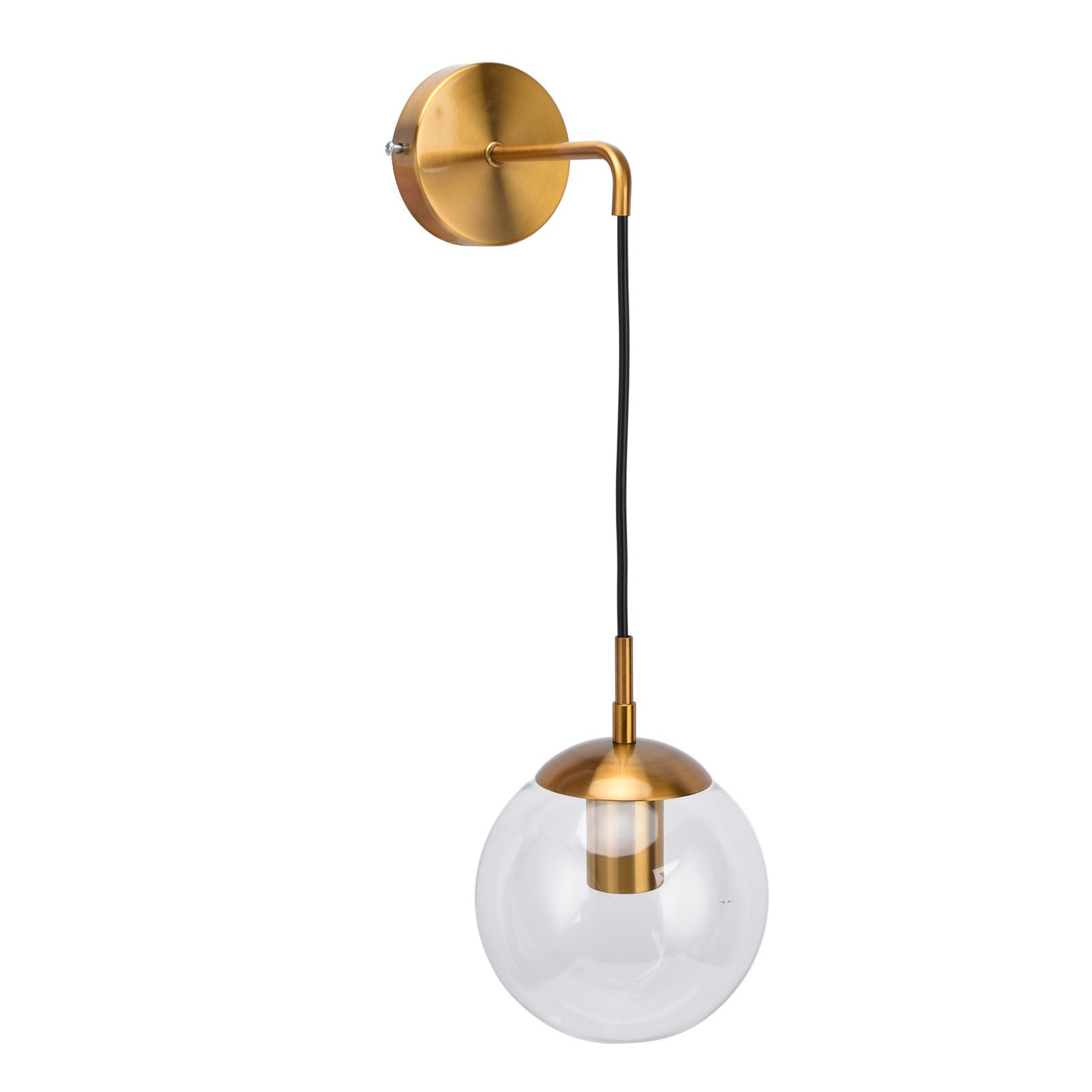 Modern Retro Wall Lamp Decorative Minimalis Glass Ball E27 Wall Light for Living Room Bedroom Study 110‑240V - Image 4